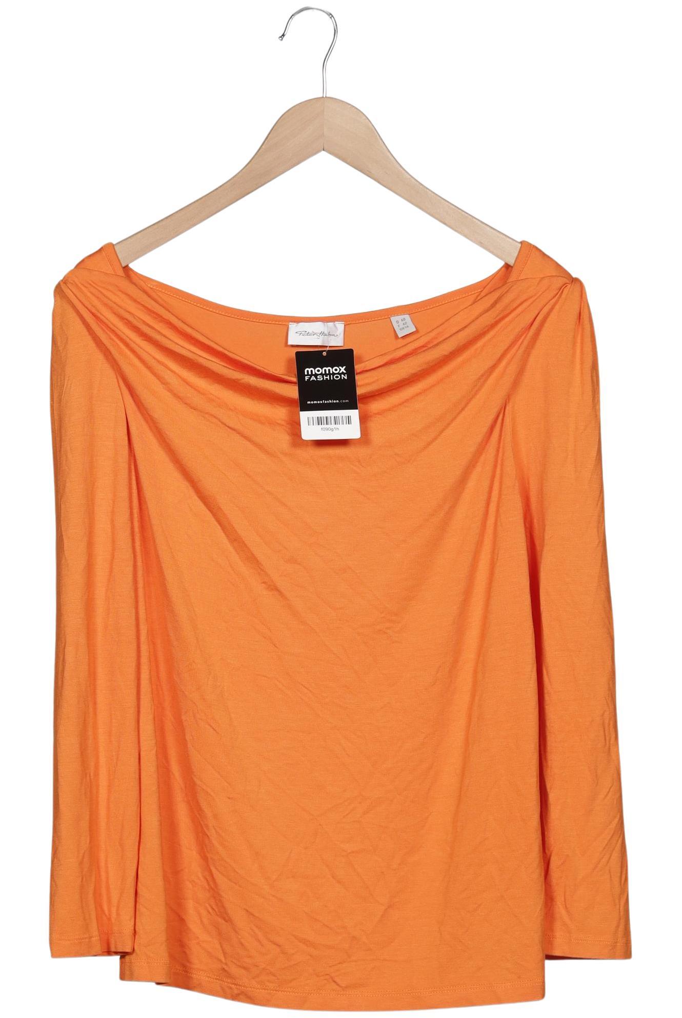 

Peter Hahn Damen Langarmshirt, orange, Gr. 40