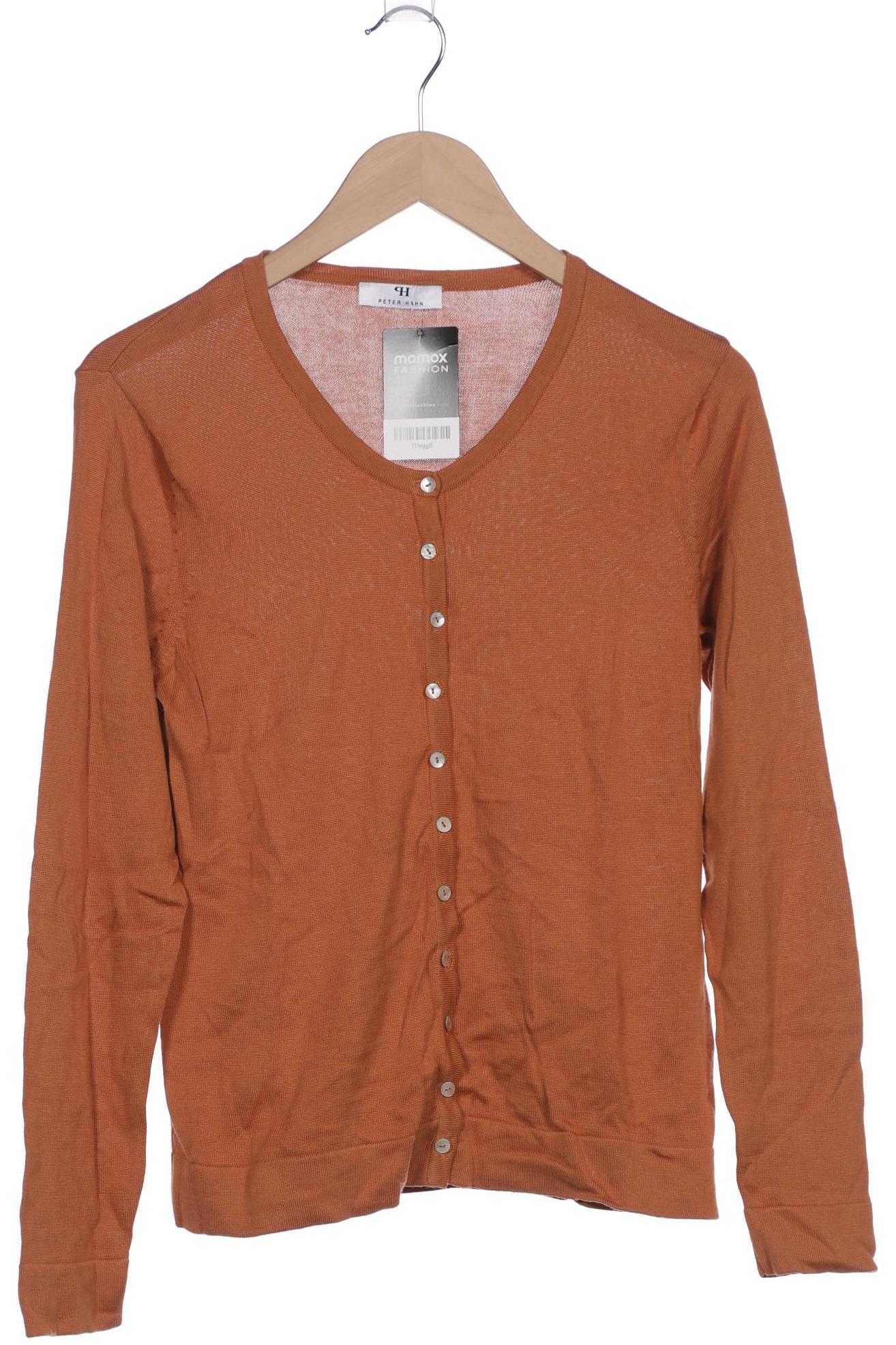 

Peter Hahn Damen Strickjacke, orange, Gr. 40