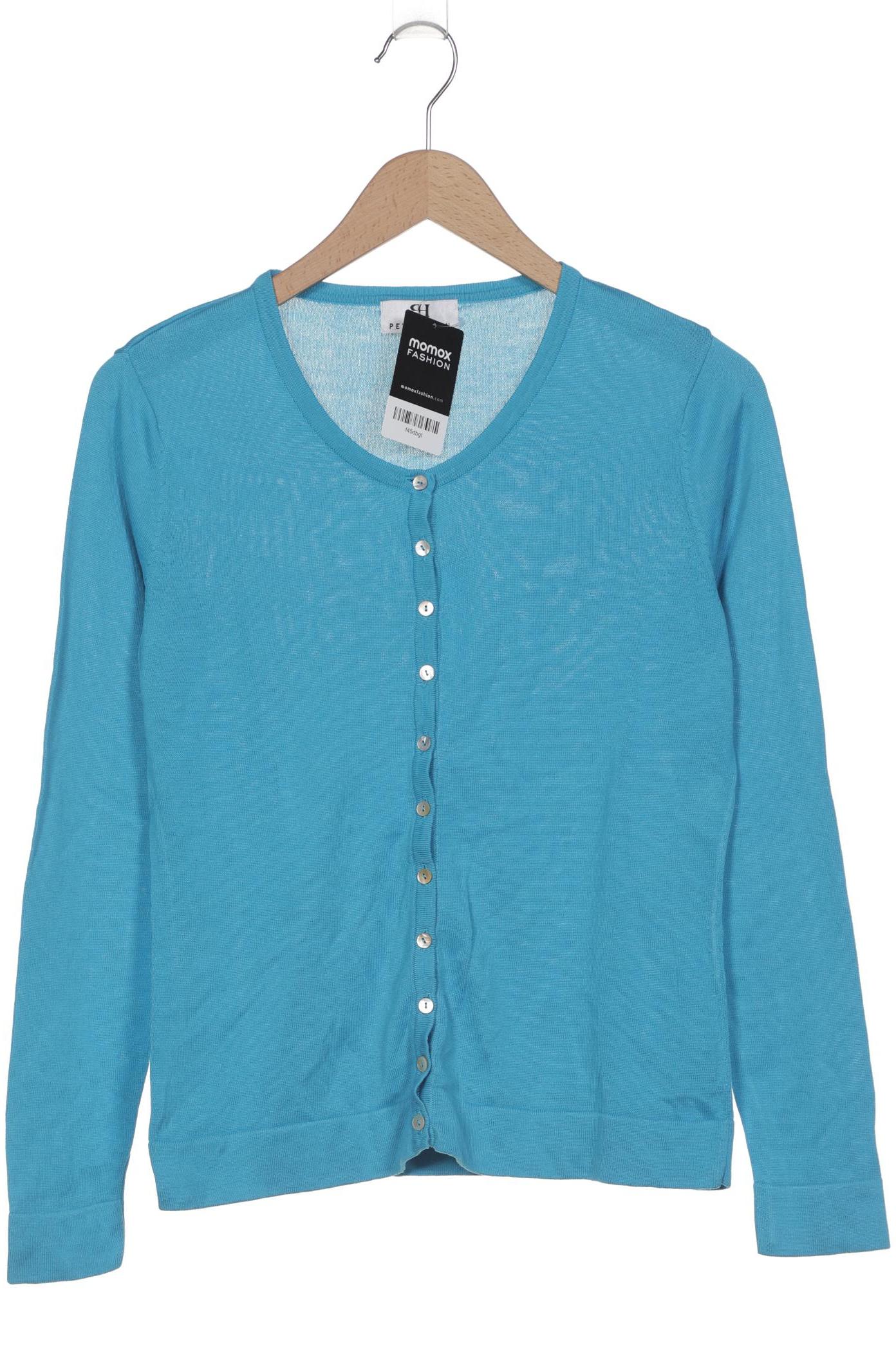 

Peter Hahn Damen Strickjacke, blau, Gr. 38