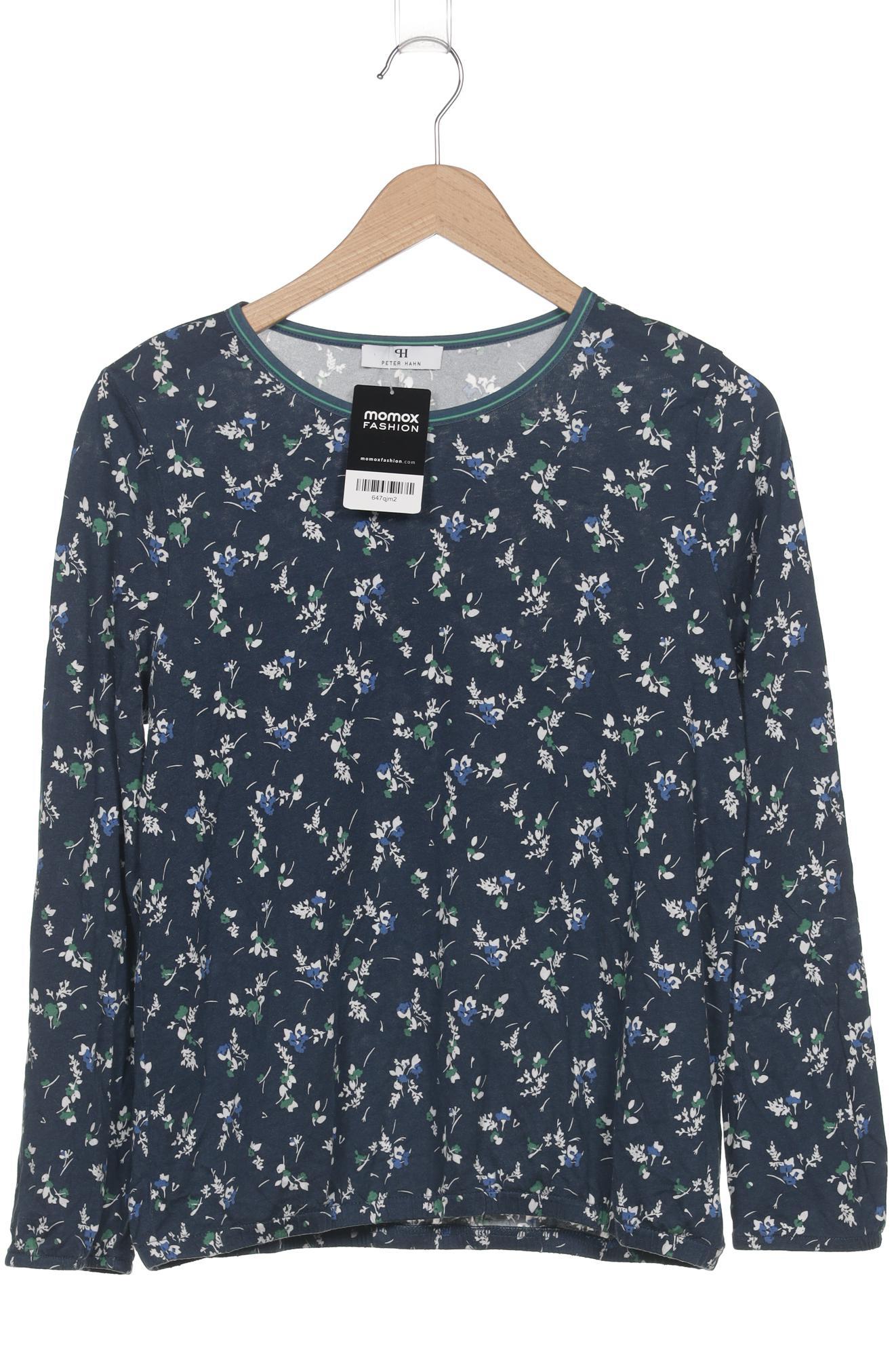 

Peter Hahn Damen Langarmshirt, marineblau, Gr. 40