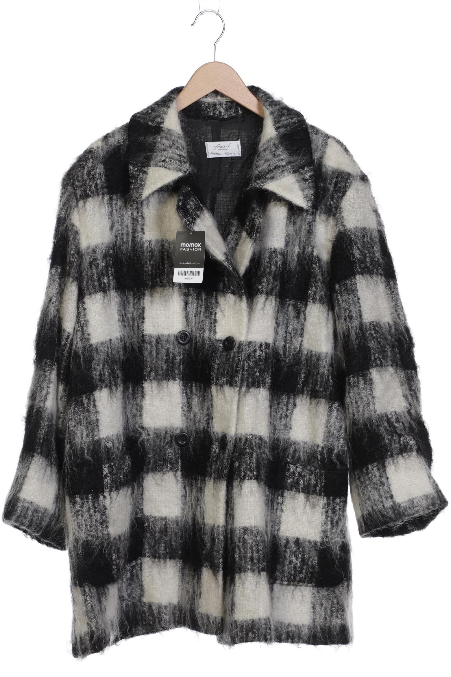 

Peter Hahn Damen Mantel, schwarz, Gr. 22