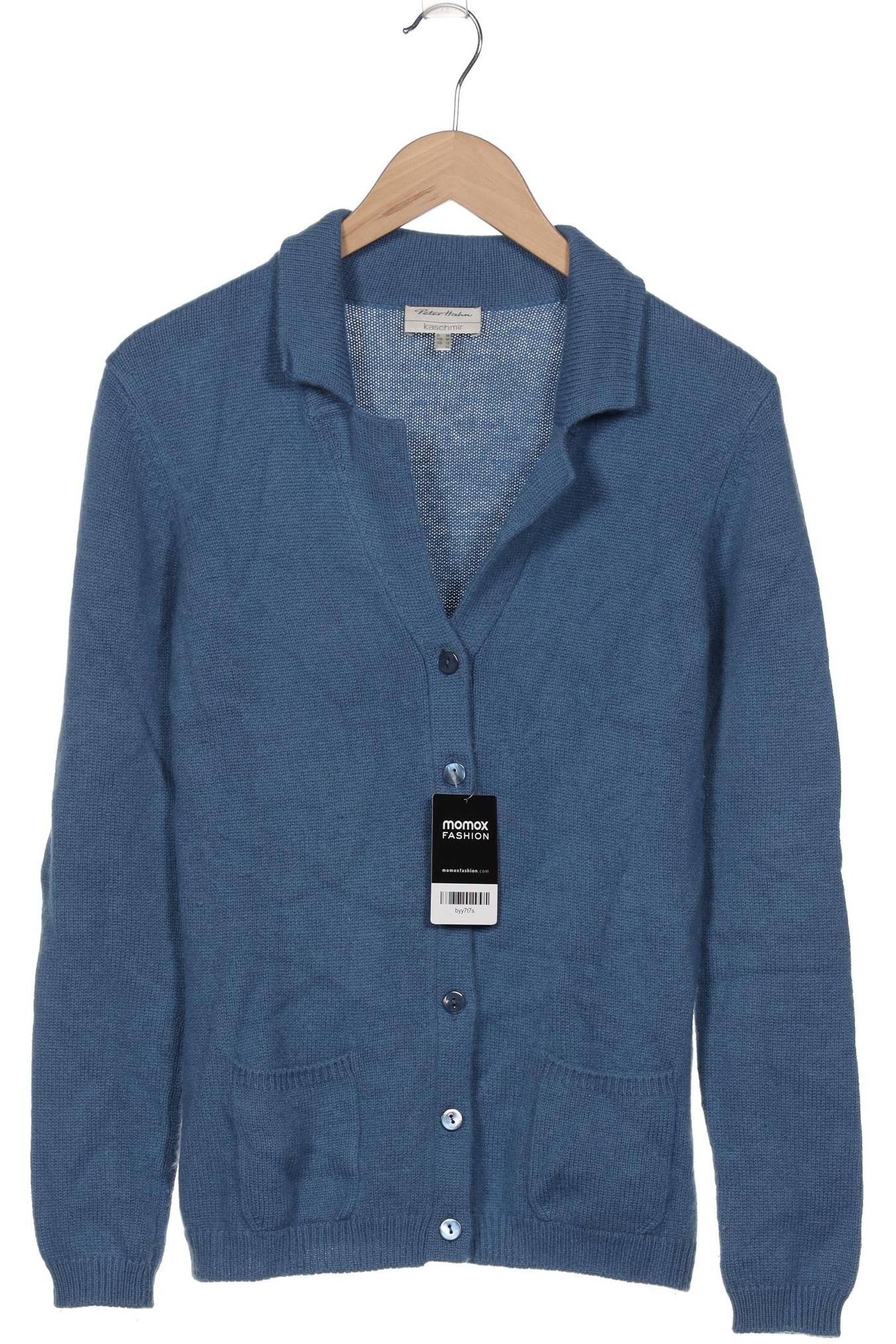 

Peter Hahn Damen Strickjacke, blau, Gr. 38