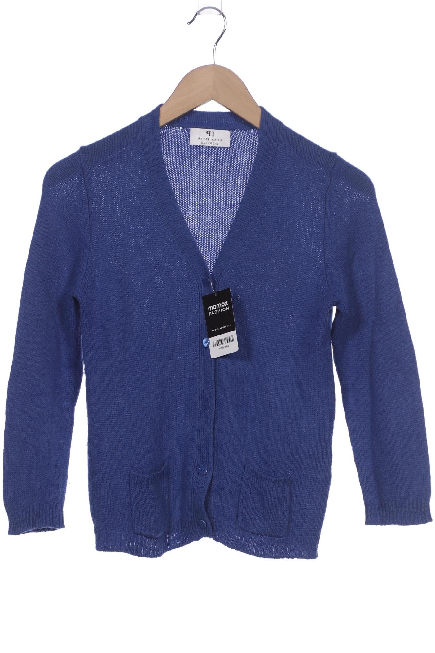 

Peter Hahn Damen Strickjacke, blau, Gr. 36