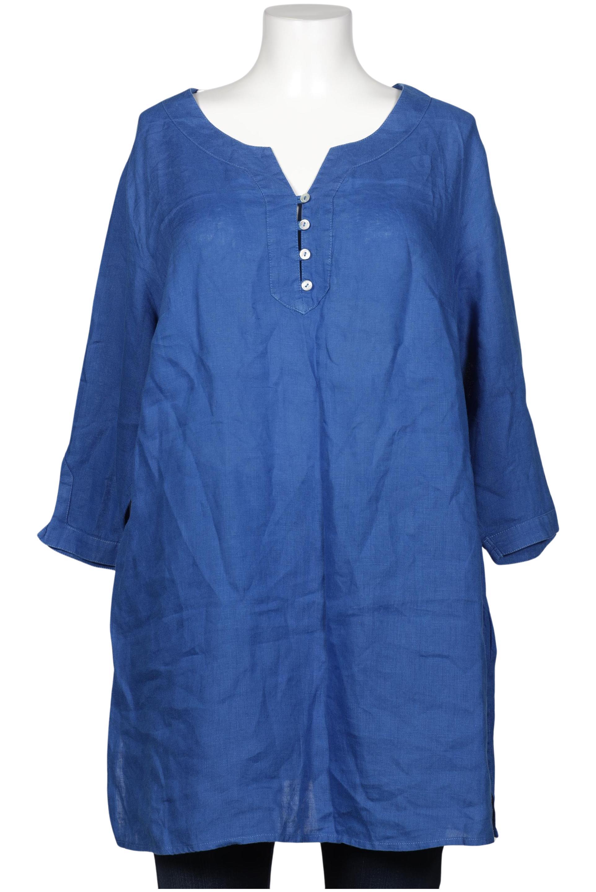 

Peter Hahn Damen Bluse, blau, Gr. 48
