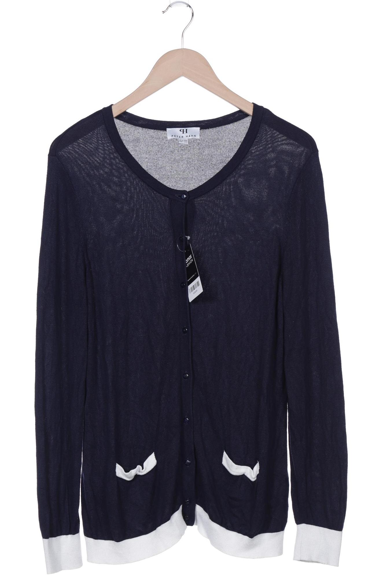 

Peter Hahn Damen Strickjacke, marineblau, Gr. 48