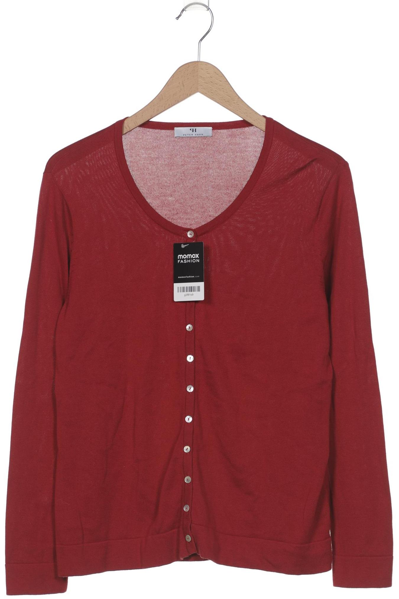 

Peter Hahn Damen Strickjacke, rot, Gr. 46