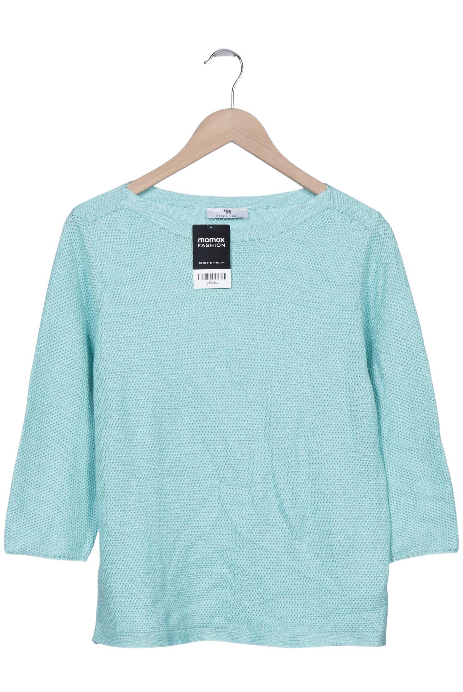 

Peter Hahn Damen Pullover, türkis, Gr. 40