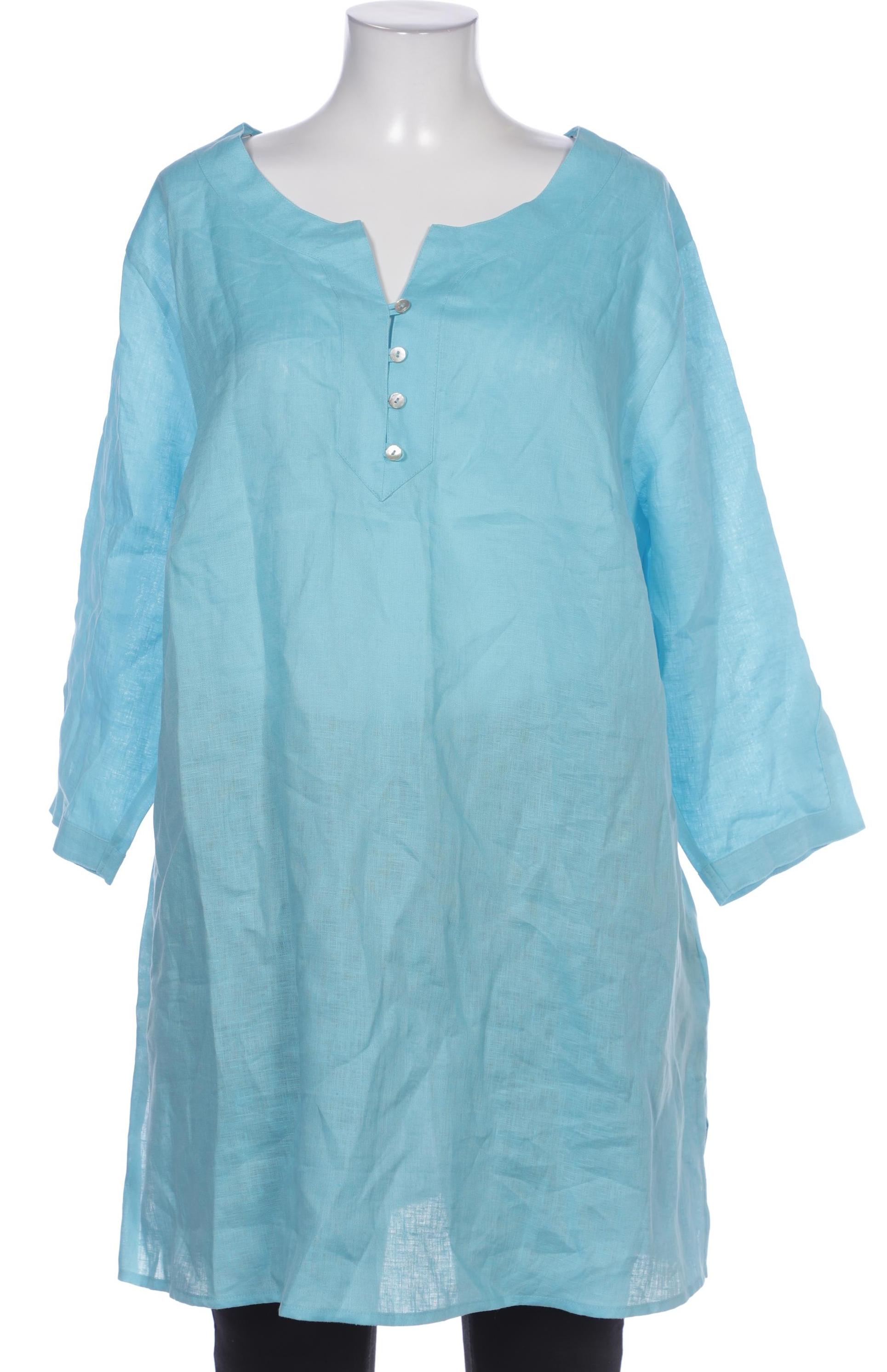 

Peter Hahn Damen Bluse, blau, Gr. 52