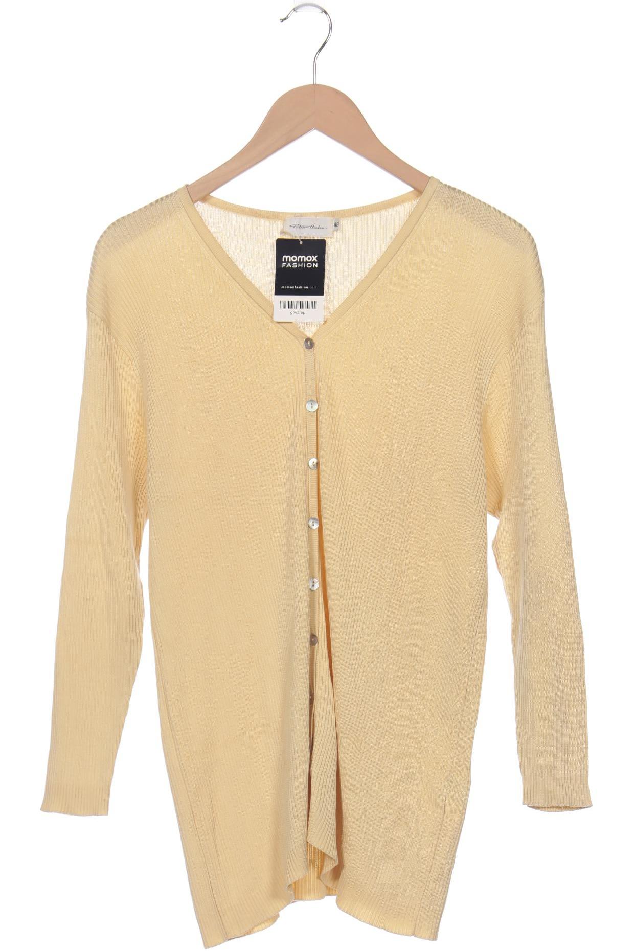 

Peter Hahn Damen Strickjacke, gelb, Gr. 48