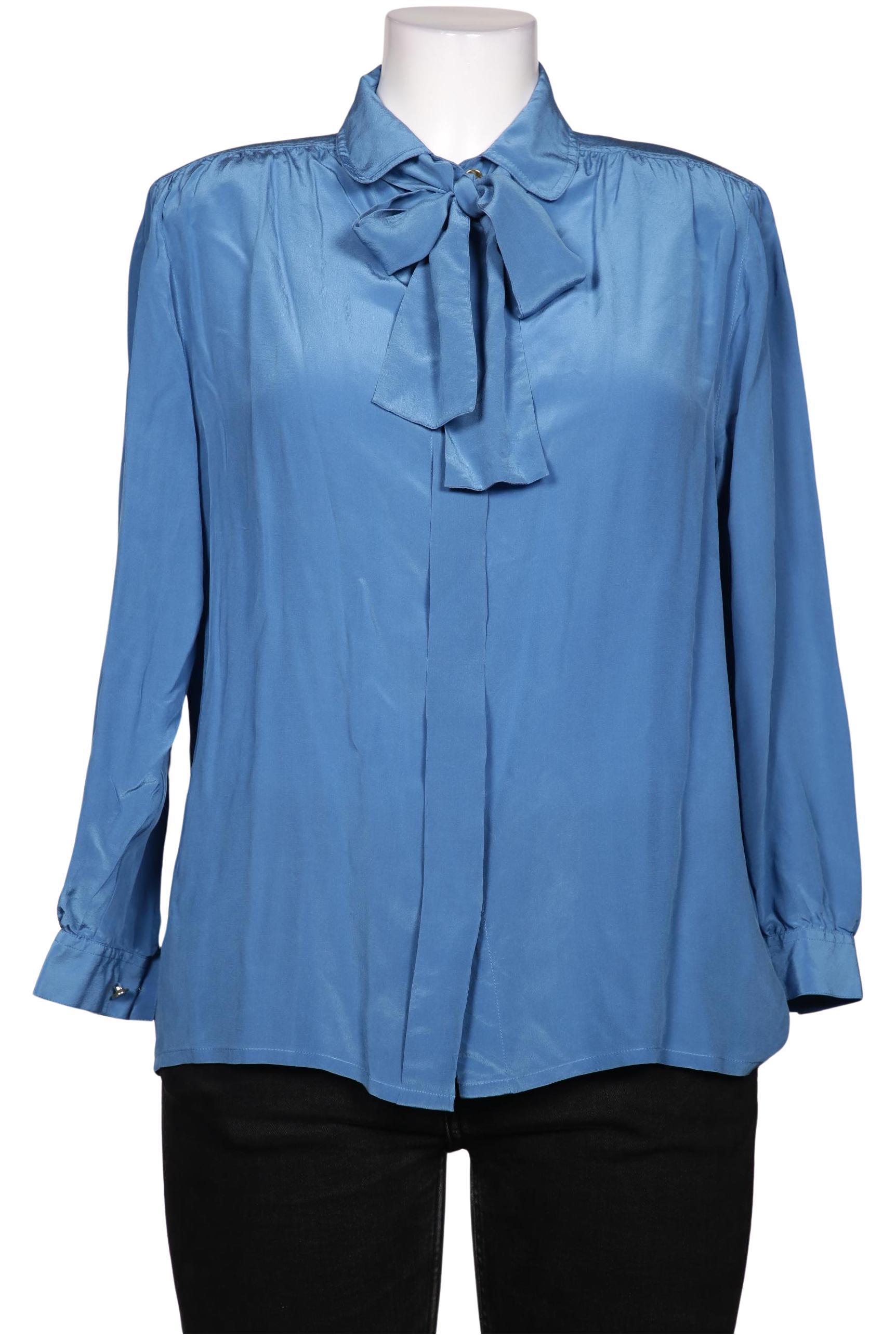 

Peter Hahn Damen Bluse, blau, Gr. 42