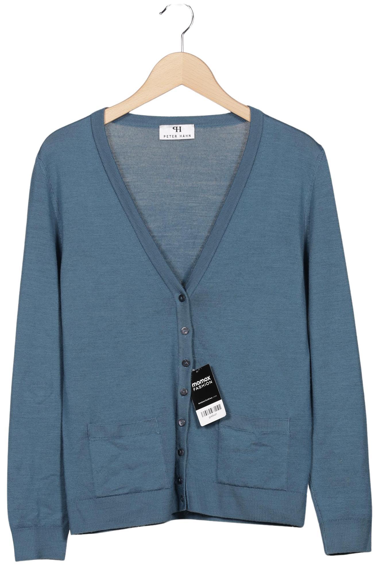 

Peter Hahn Damen Strickjacke, blau, Gr. 38