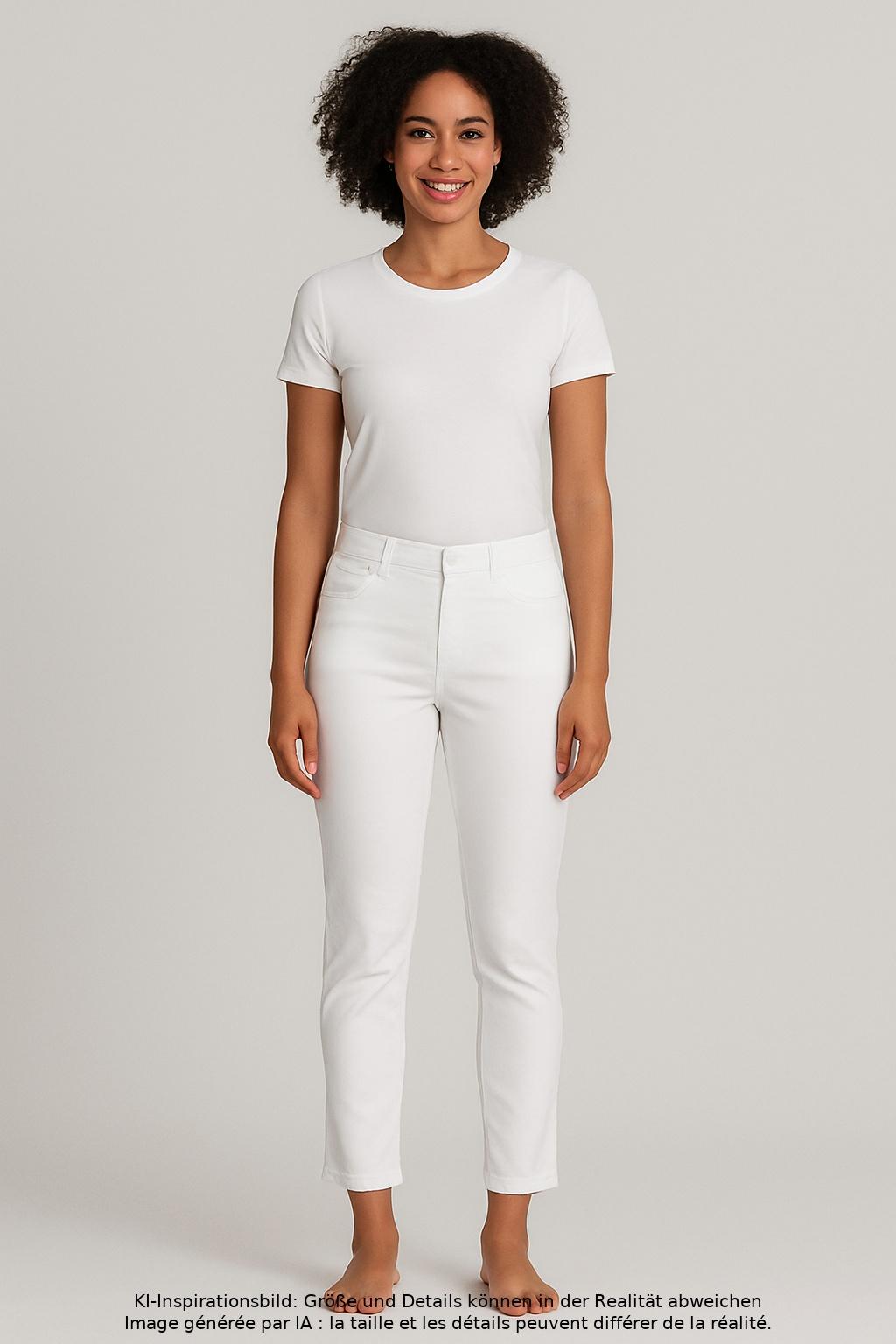 

Peter Hahn Damen Stoffhose, weiß, Gr. 21