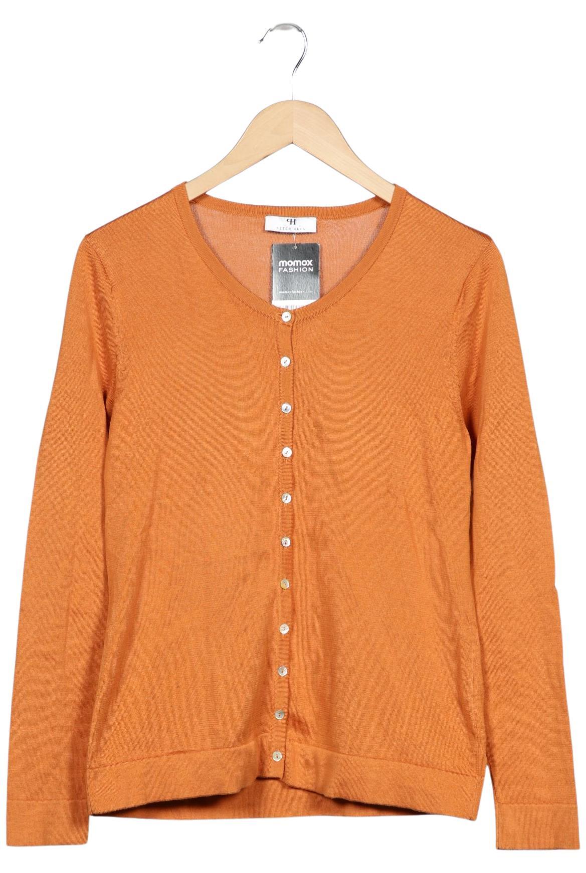 

Peter Hahn Damen Strickjacke, orange, Gr. 42