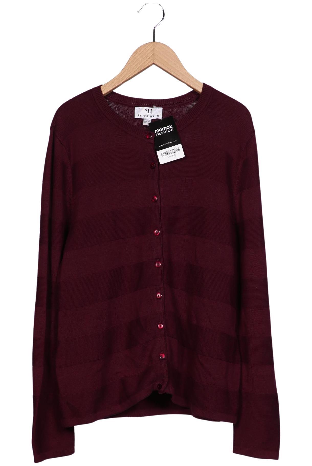 

Peter Hahn Damen Strickjacke, bordeaux, Gr. 42