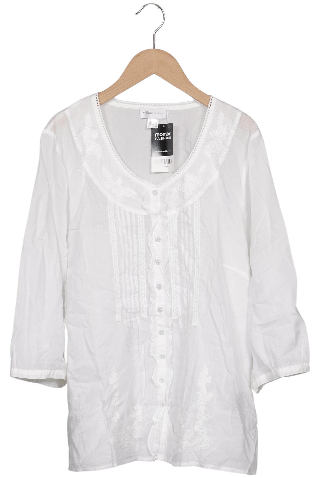 

Peter Hahn Damen Bluse, weiß, Gr. 44