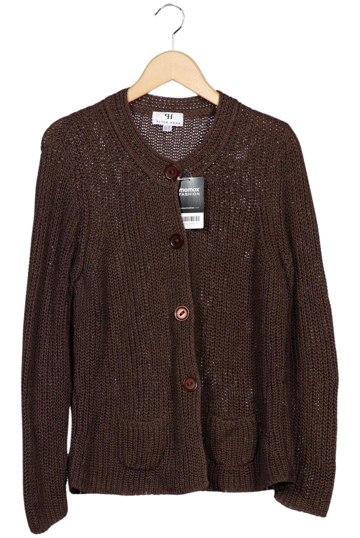 

Peter Hahn Damen Strickjacke, braun, Gr. 46