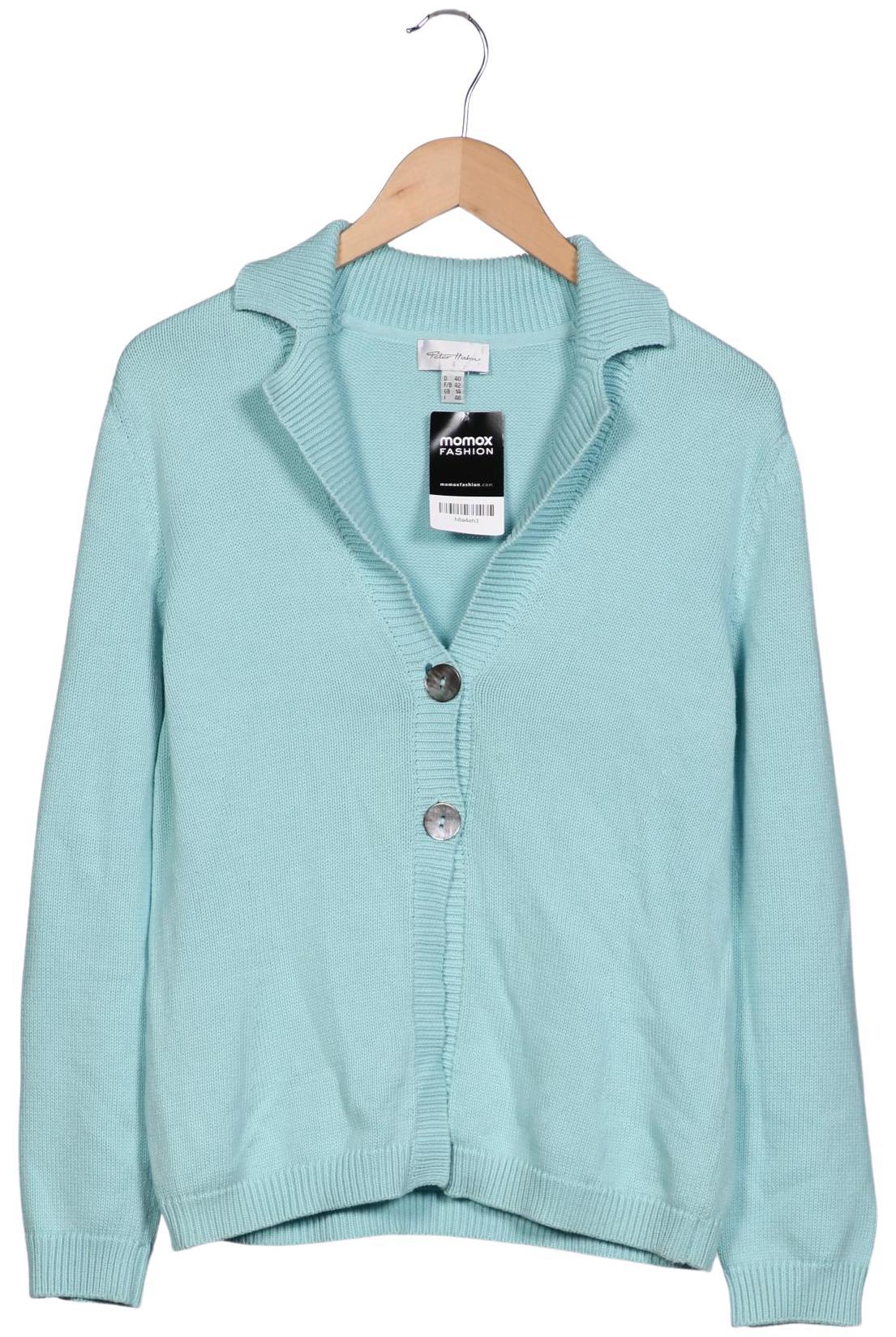 

Peter Hahn Damen Strickjacke, türkis, Gr. 40