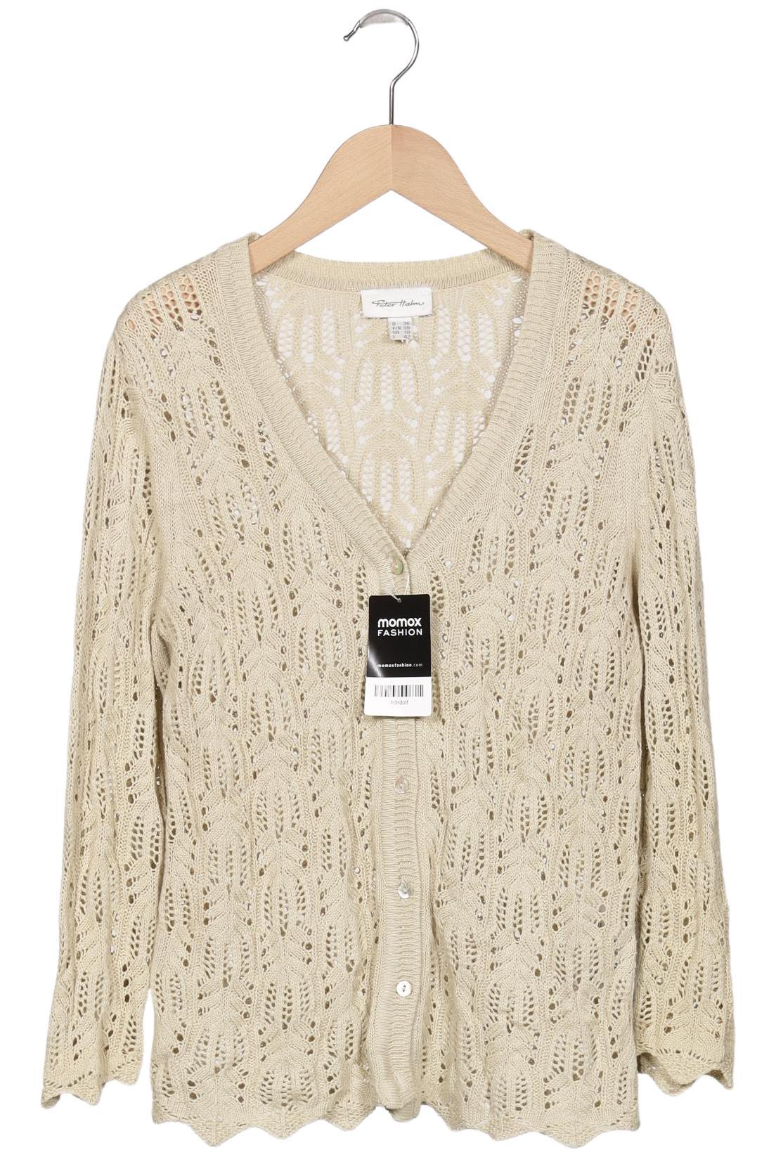 

Peter Hahn Damen Strickjacke, beige, Gr. 36