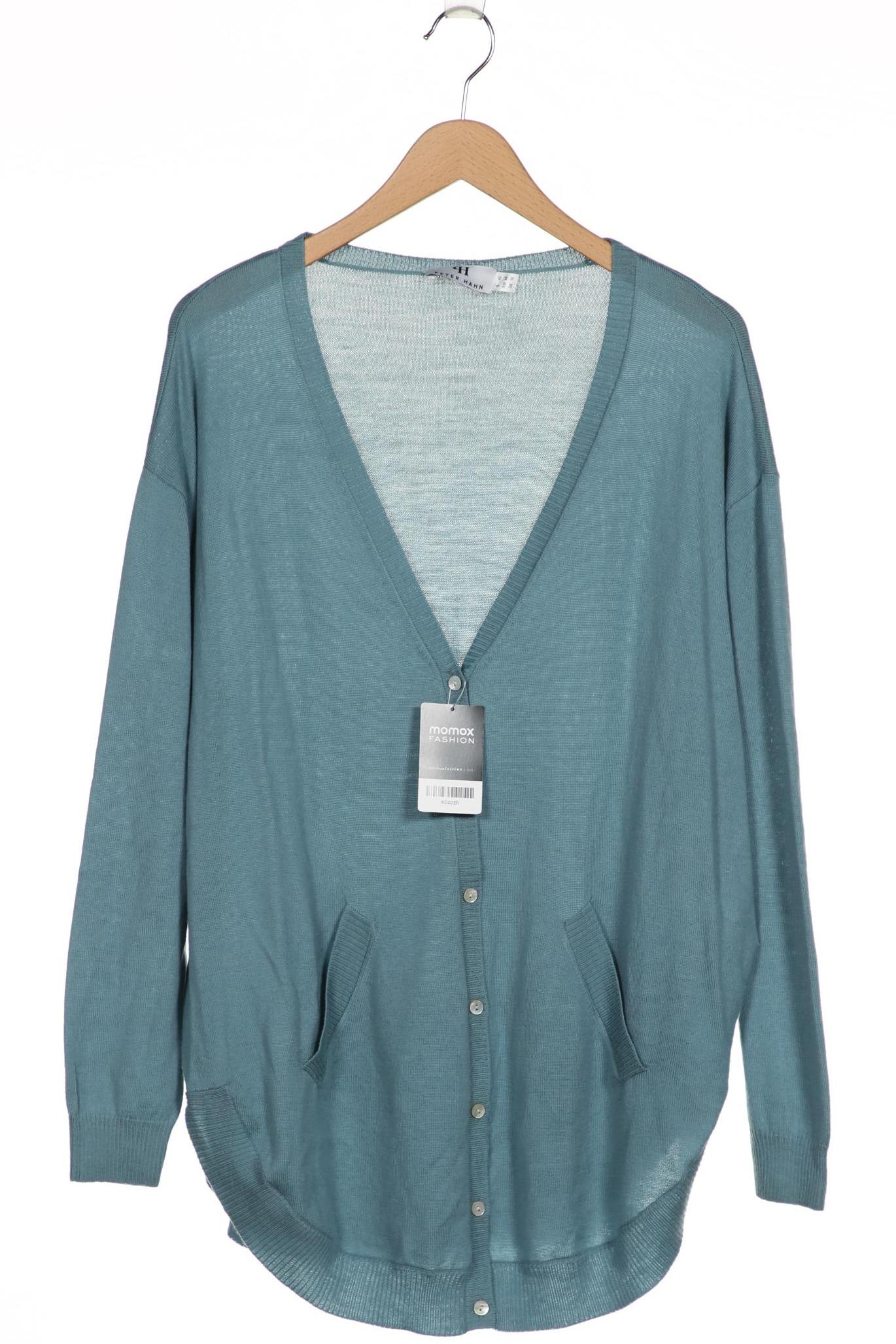 

Peter Hahn Damen Strickjacke, türkis, Gr. 42