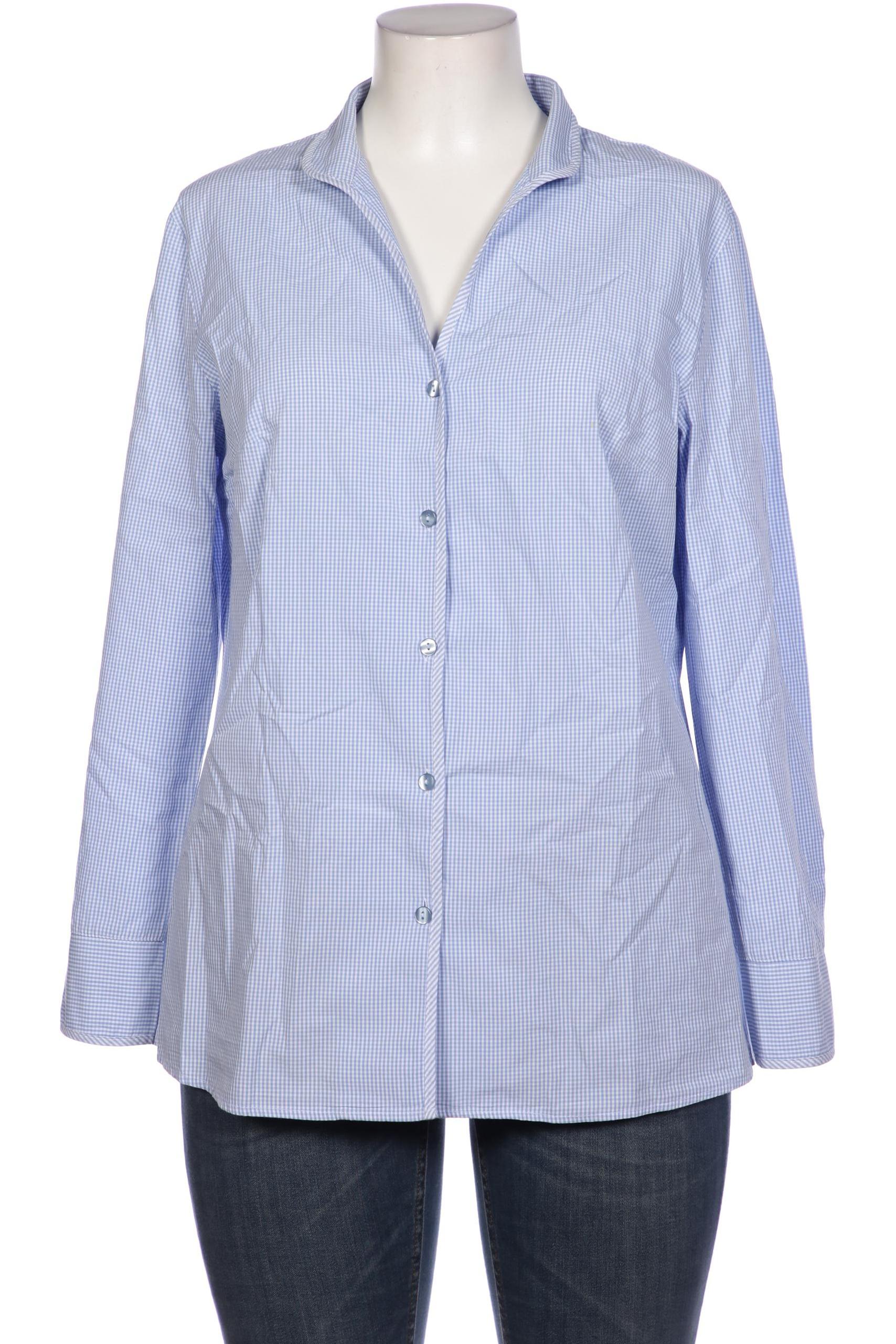 

Peter Hahn Damen Bluse, blau, Gr. 22