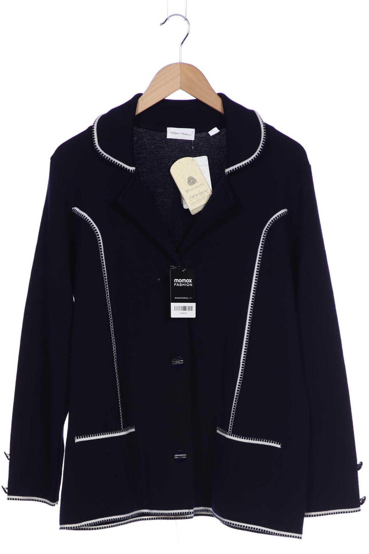 

Peter Hahn Damen Strickjacke, marineblau, Gr. 46