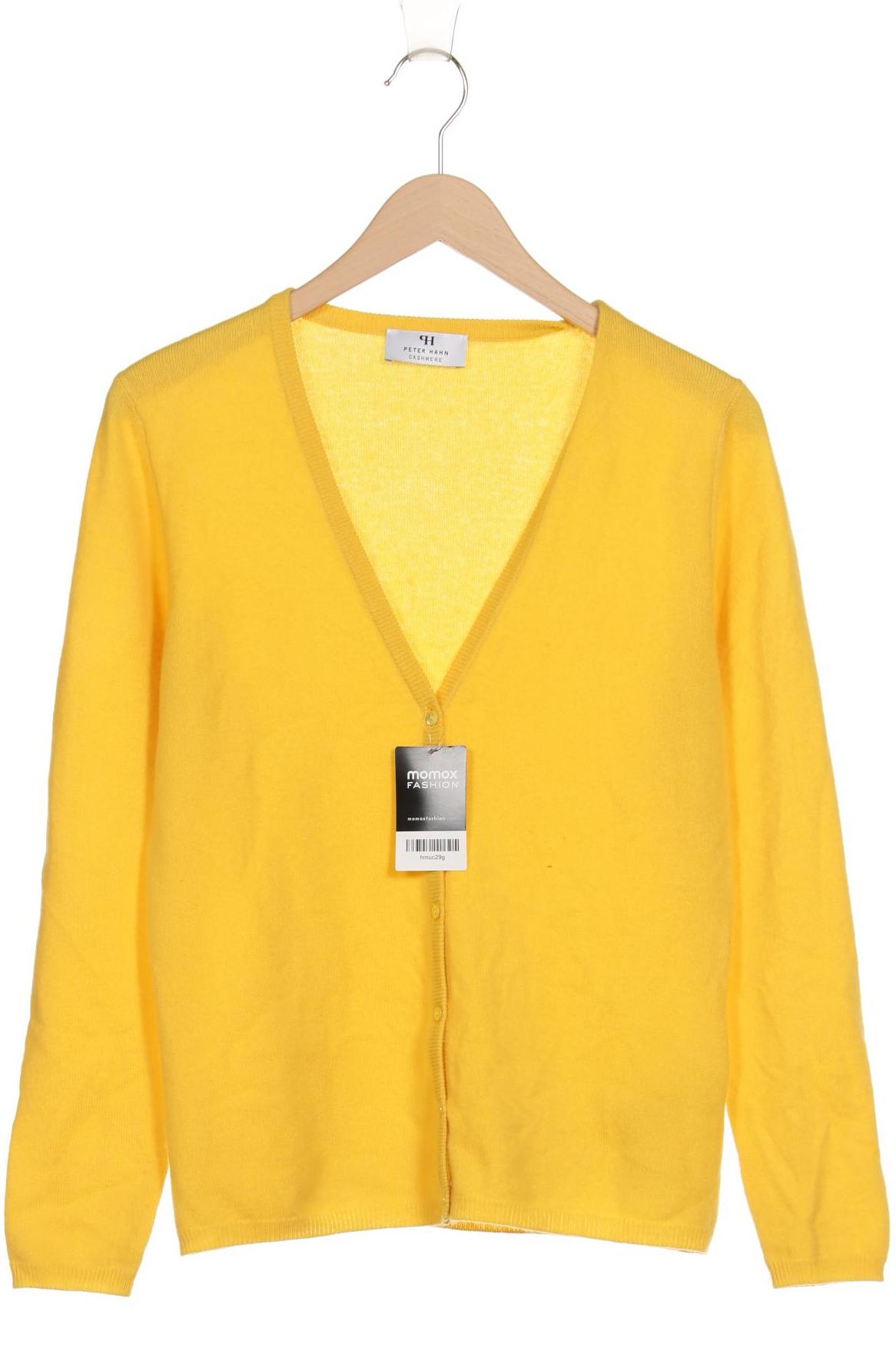 

Peter Hahn Damen Strickjacke, gelb, Gr. 36