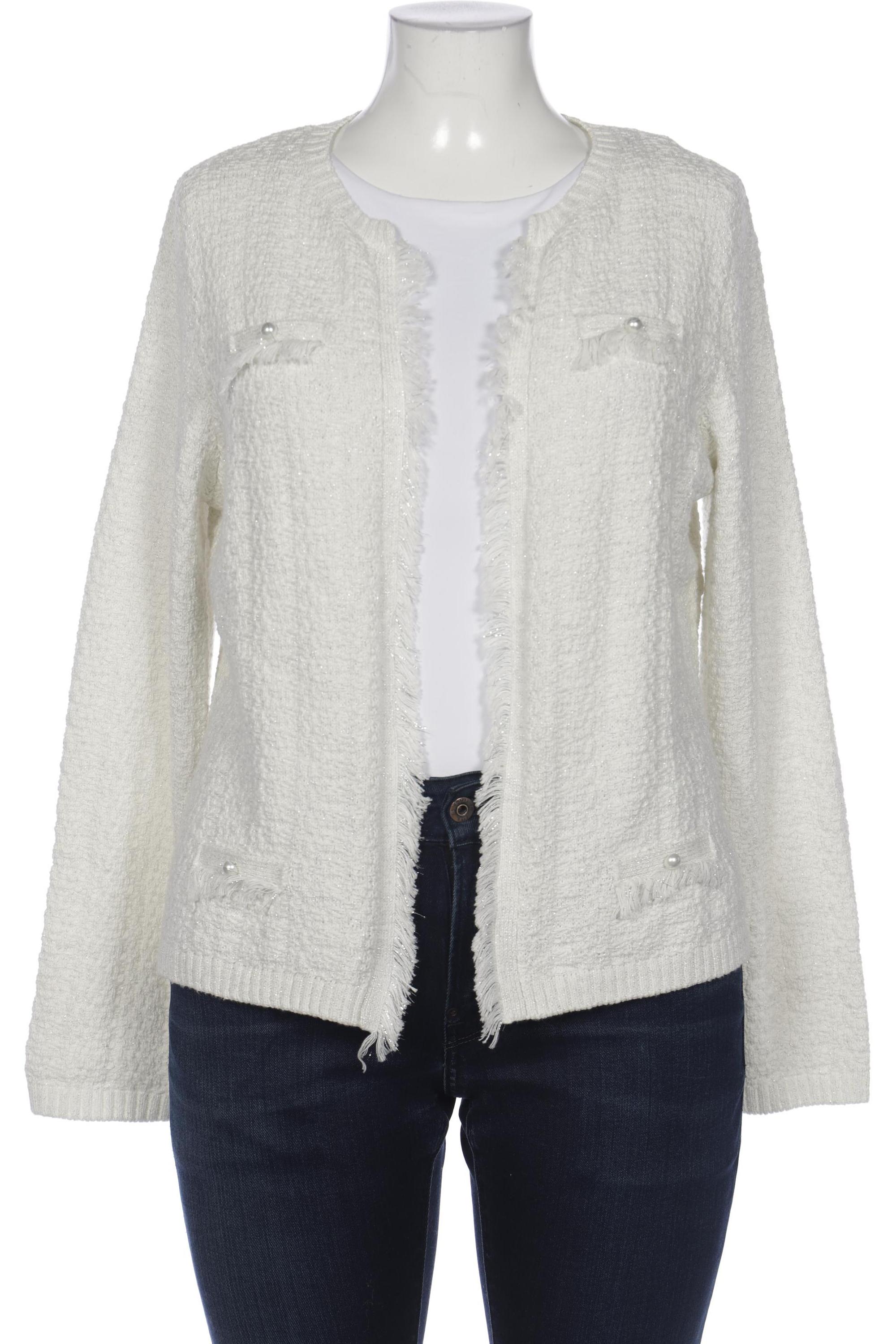 

Peter Hahn Damen Strickjacke, weiß, Gr. 42