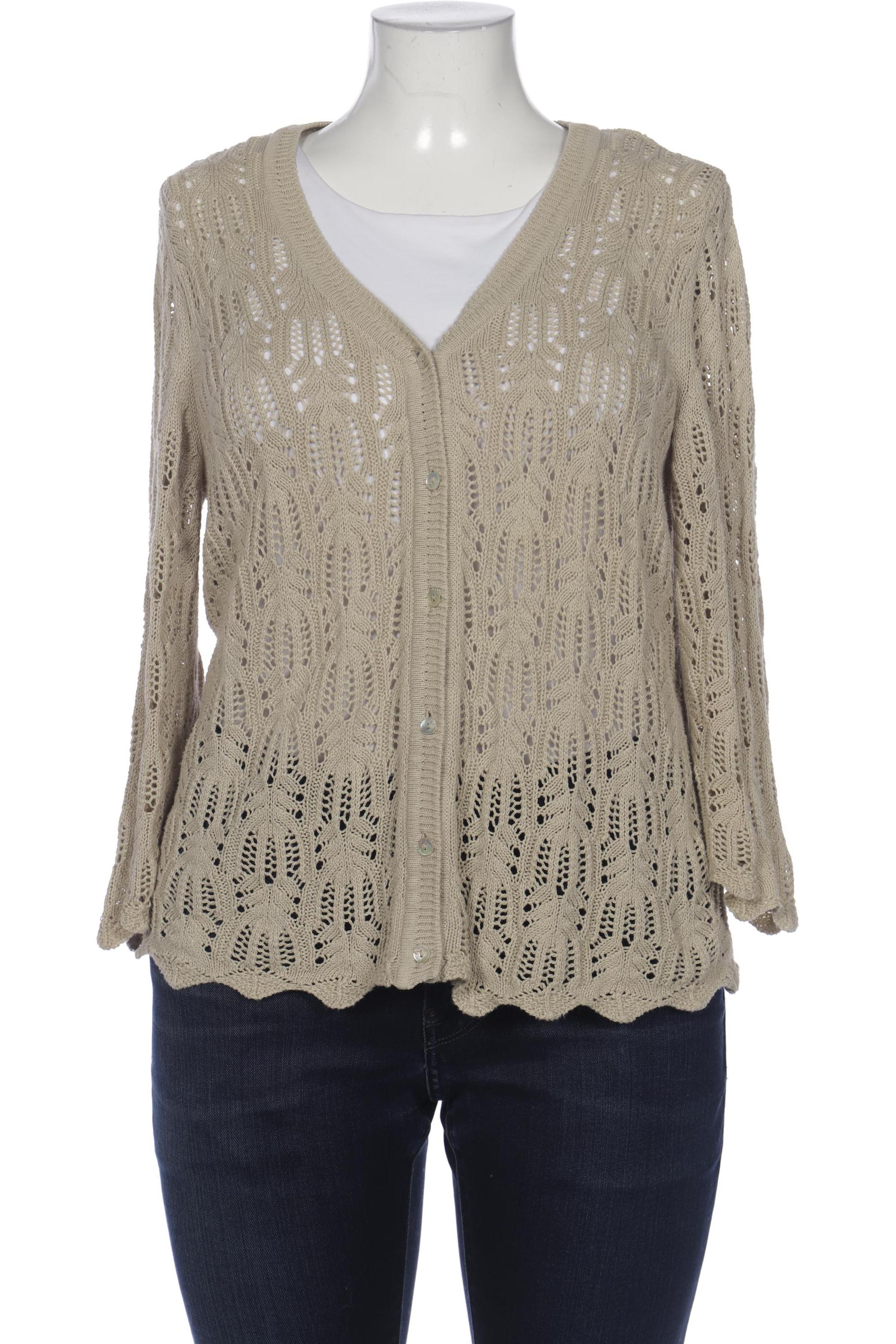 

Peter Hahn Damen Strickjacke, beige, Gr. 44