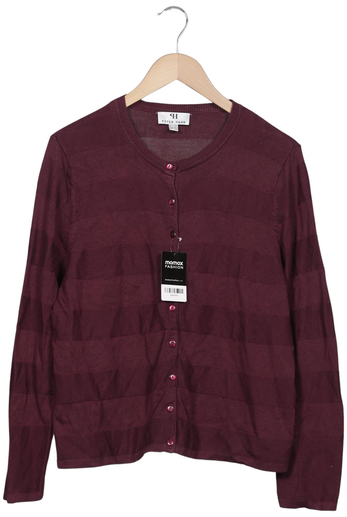 

Peter Hahn Damen Strickjacke, bordeaux, Gr. 44