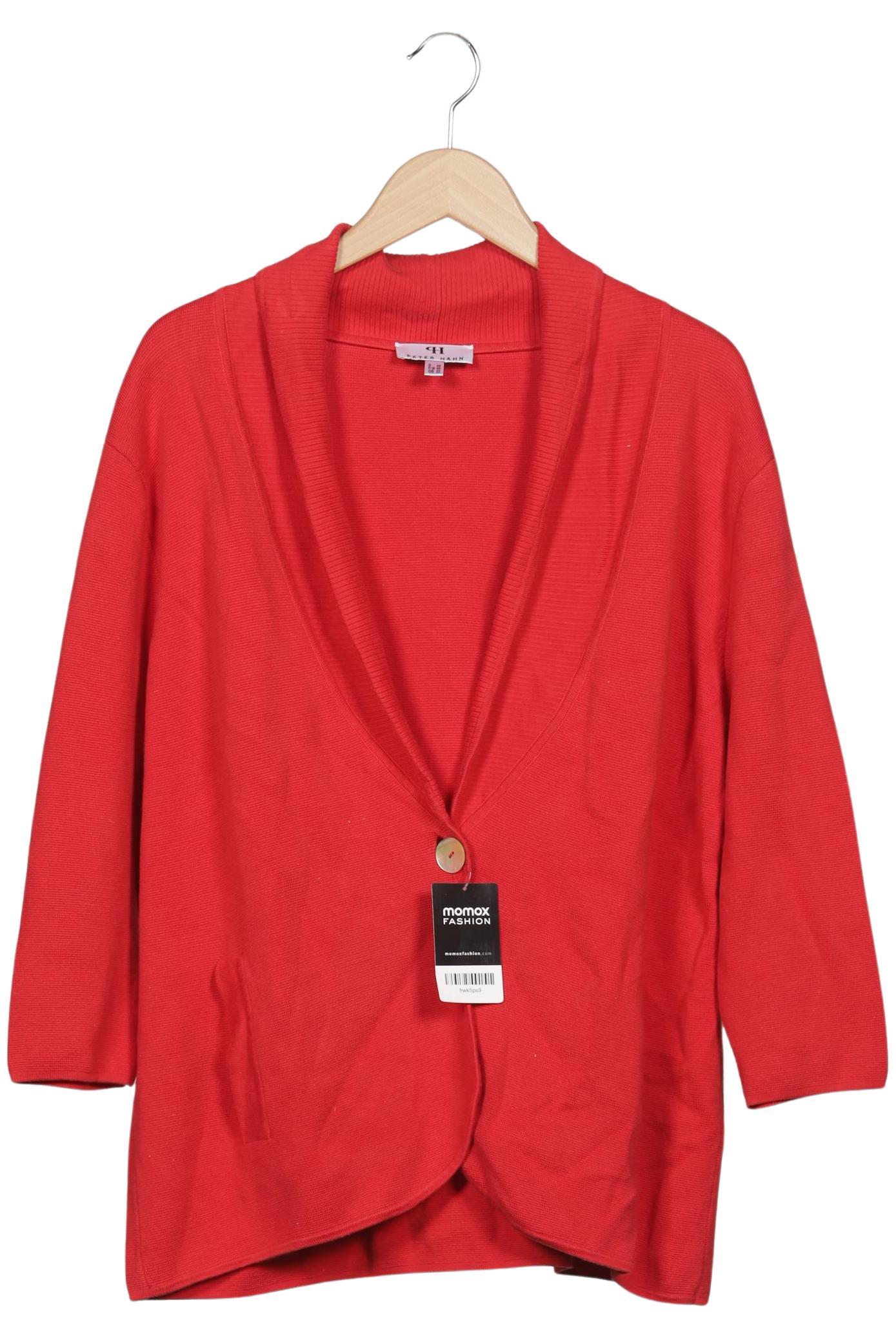 

Peter Hahn Damen Strickjacke, rot, Gr. 48
