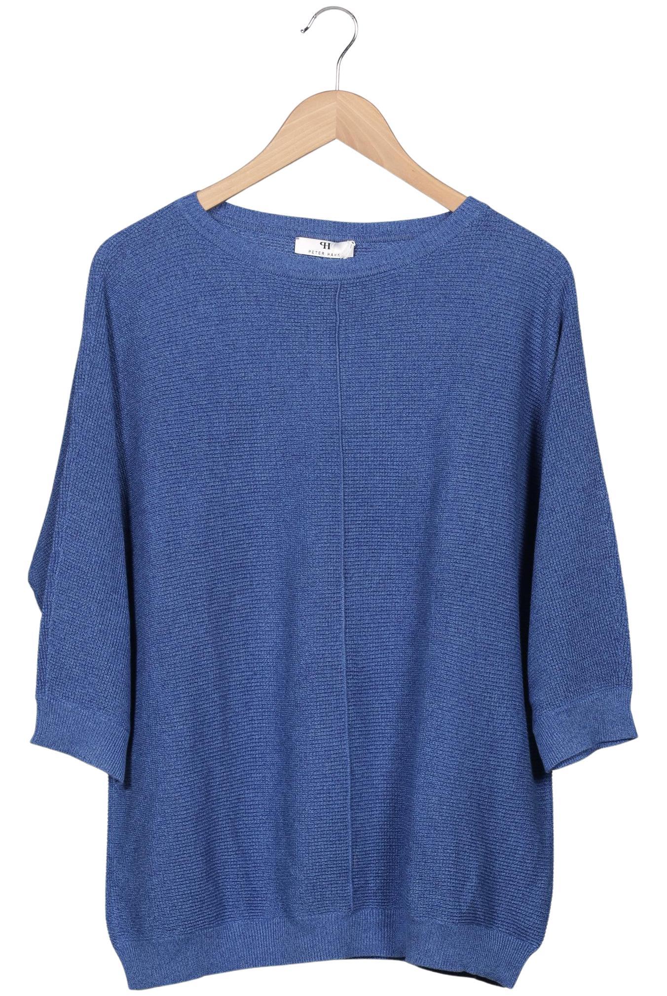 

Peter Hahn Damen Pullover, blau, Gr. 40
