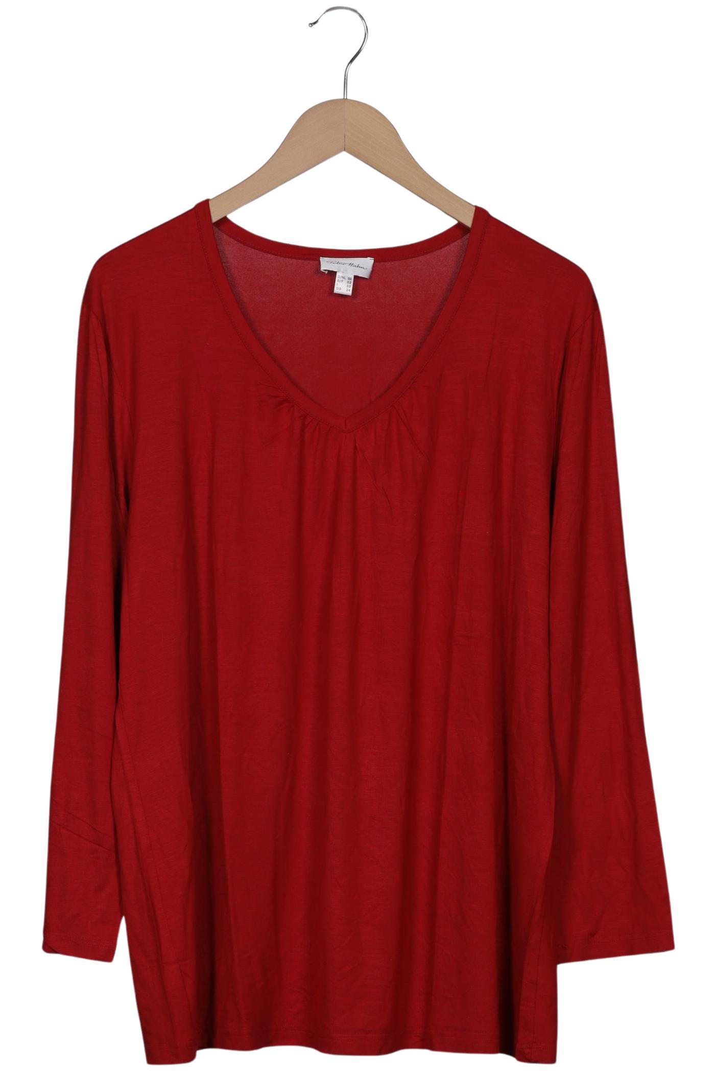 

Peter Hahn Damen Langarmshirt, rot, Gr. 50