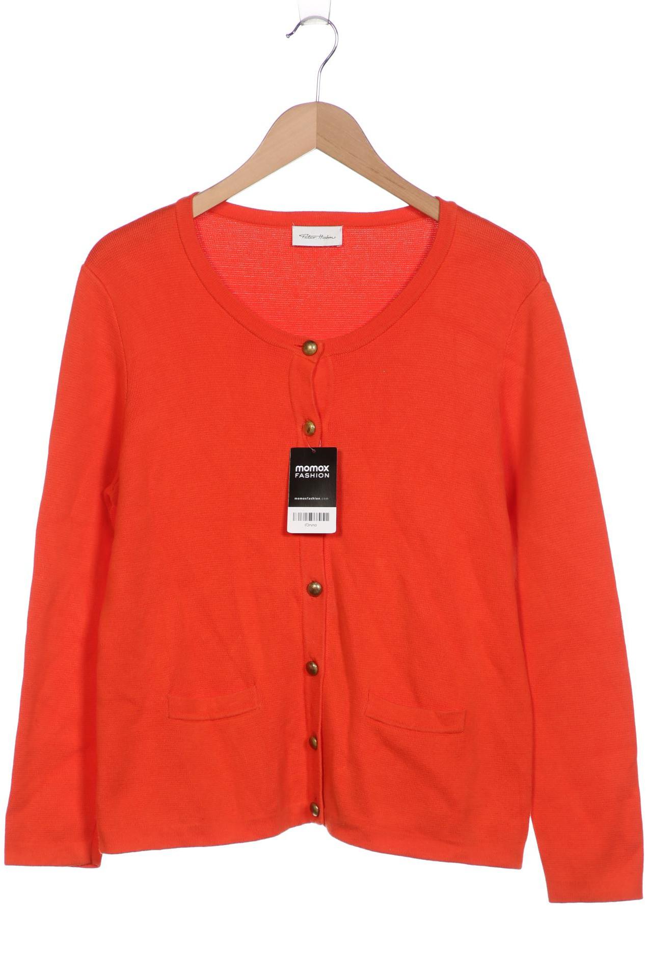 

Peter Hahn Damen Strickjacke, orange, Gr. 42