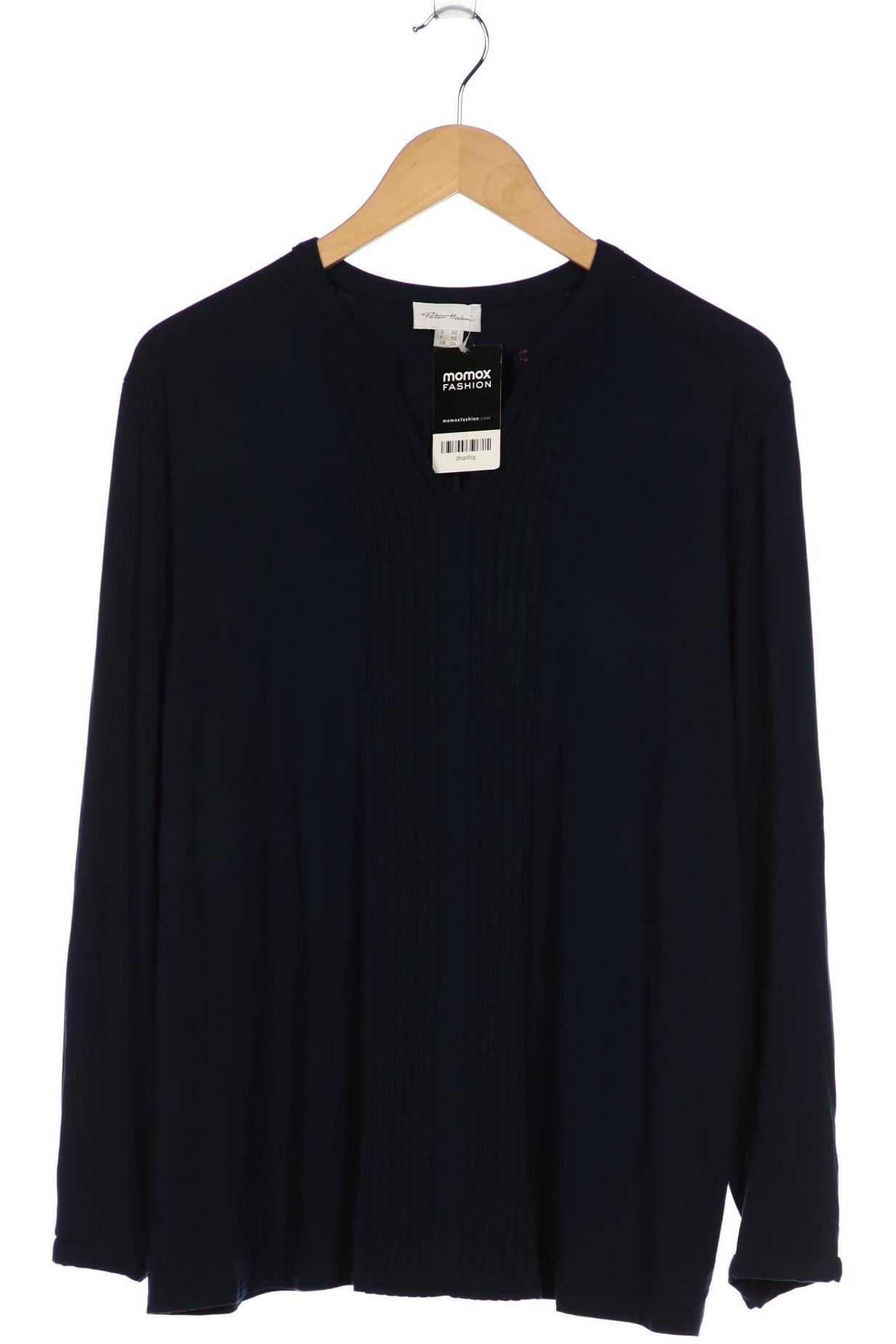 

Peter Hahn Damen Langarmshirt, marineblau, Gr. 50