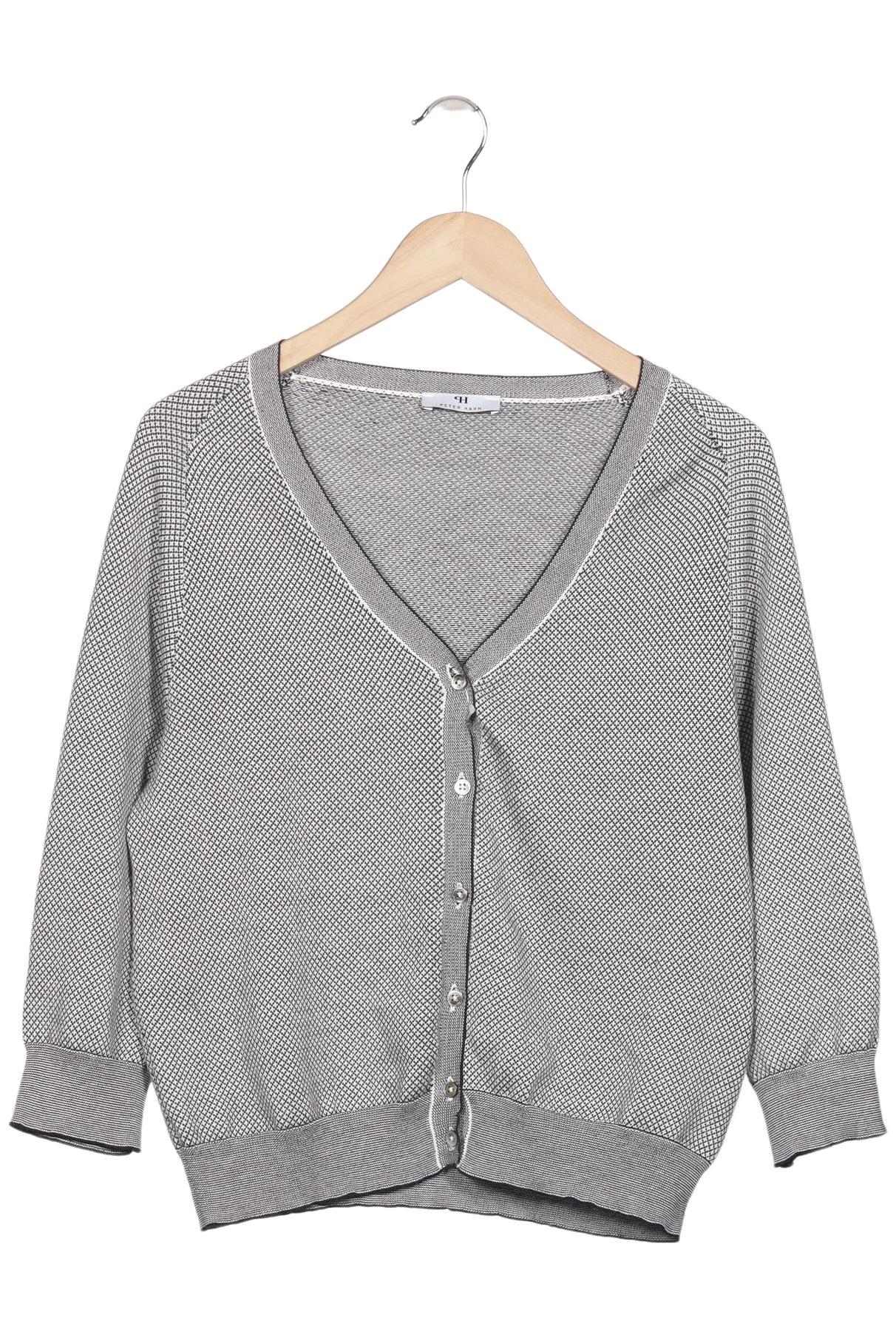 

Peter Hahn Damen Strickjacke, grau, Gr. 42