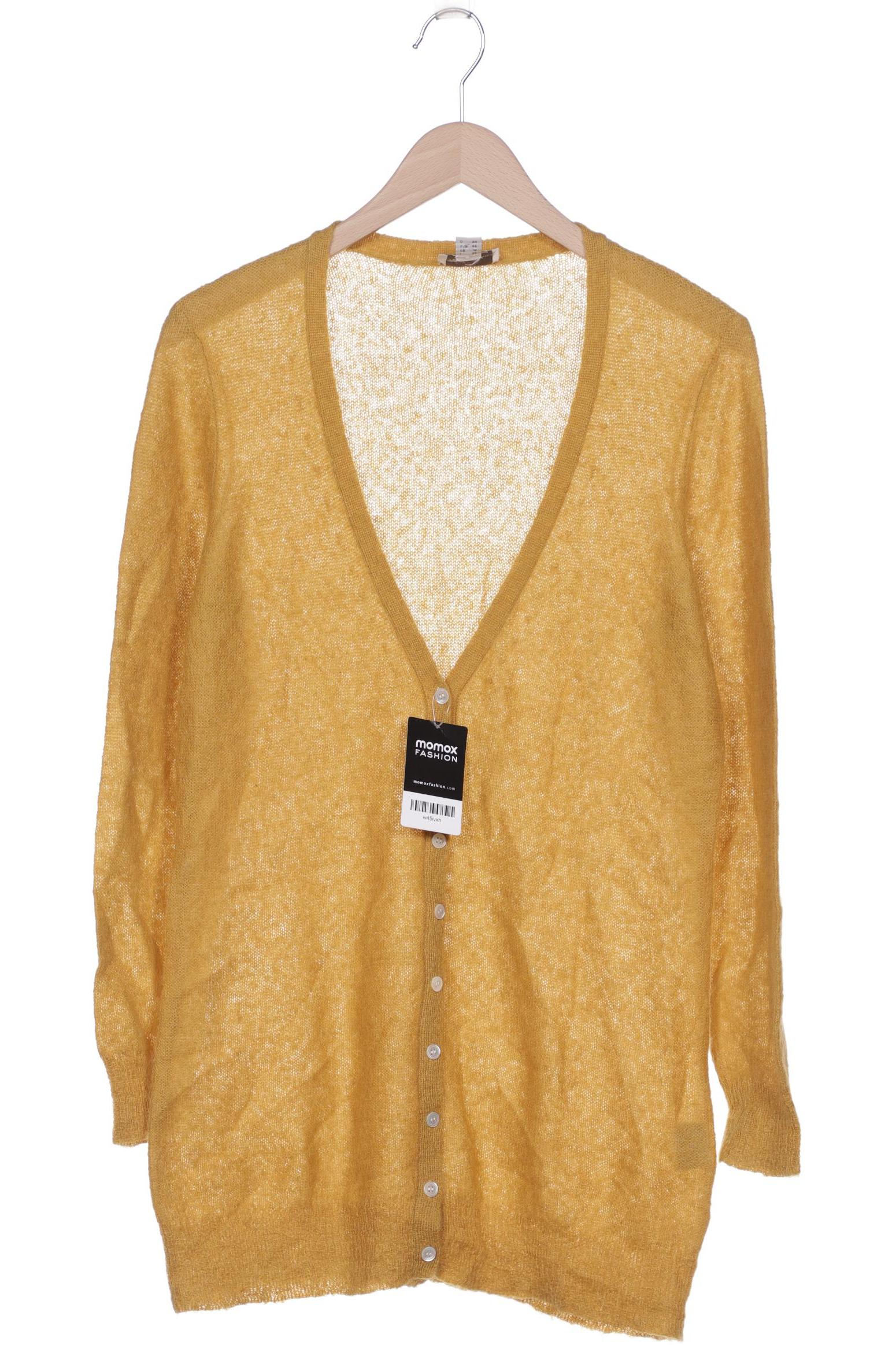 

Peter Hahn Damen Strickjacke, gelb, Gr. 44