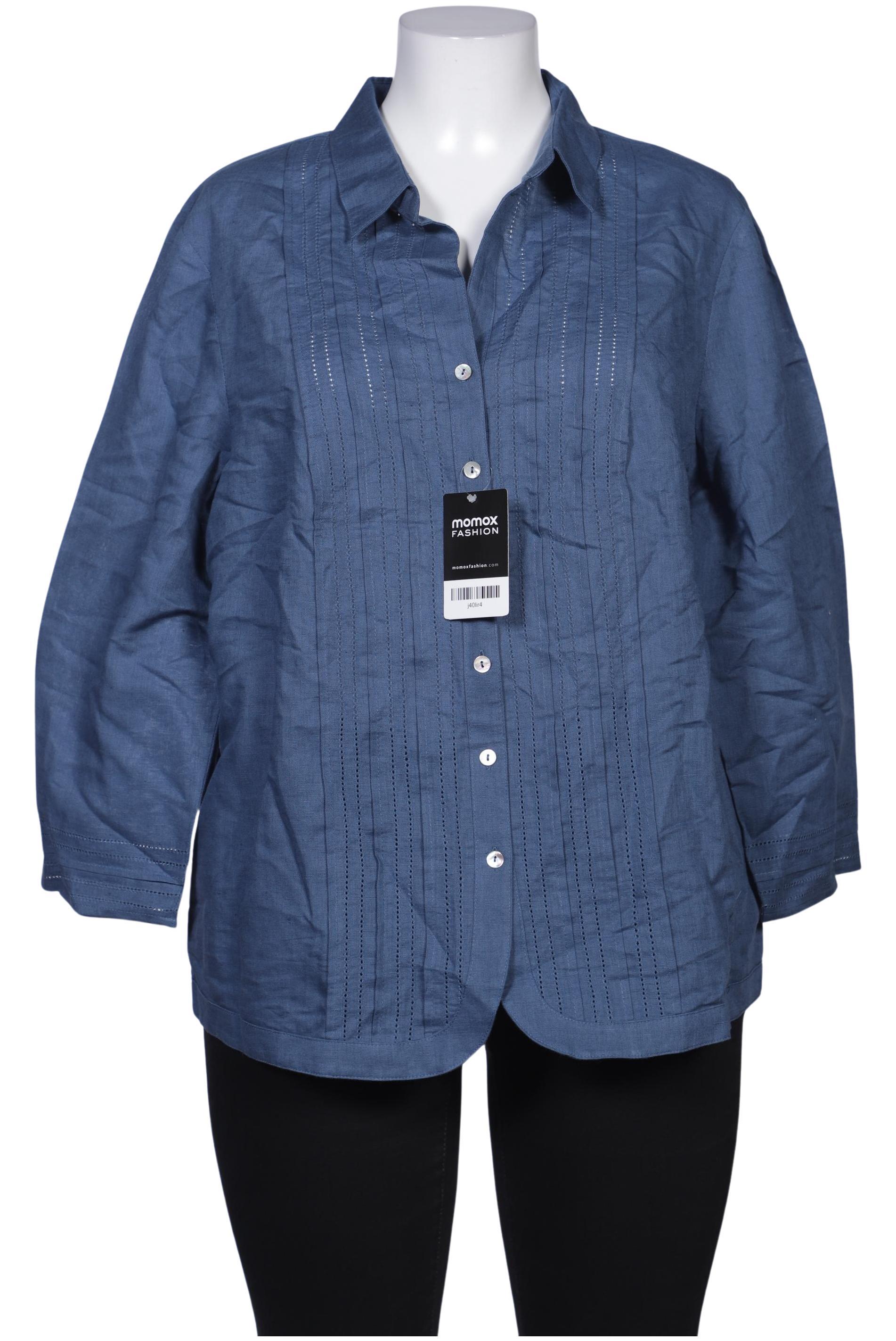 

Peter Hahn Damen Bluse, blau, Gr. 48