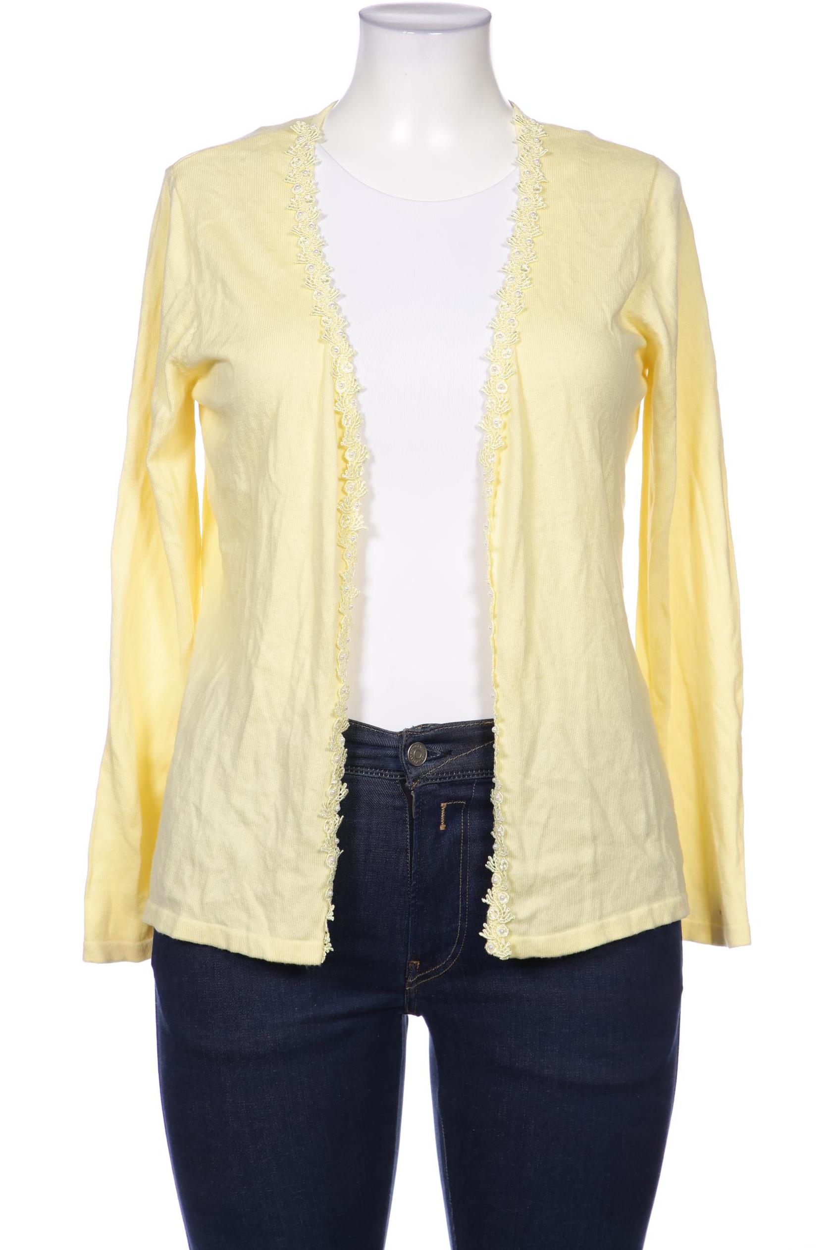 

Peter Hahn Damen Strickjacke, gelb, Gr. 42