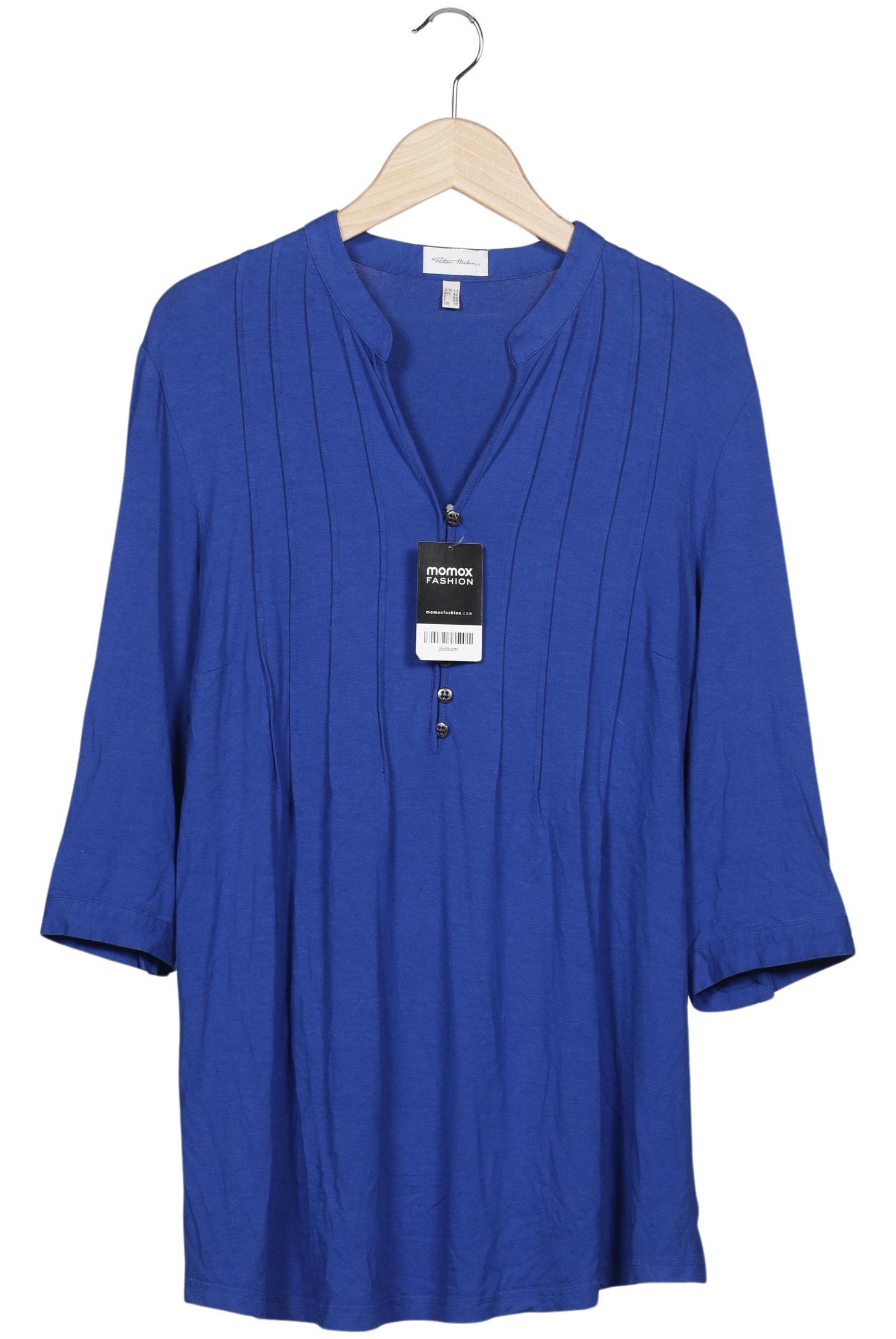 

Peter Hahn Damen Langarmshirt, blau, Gr. 44