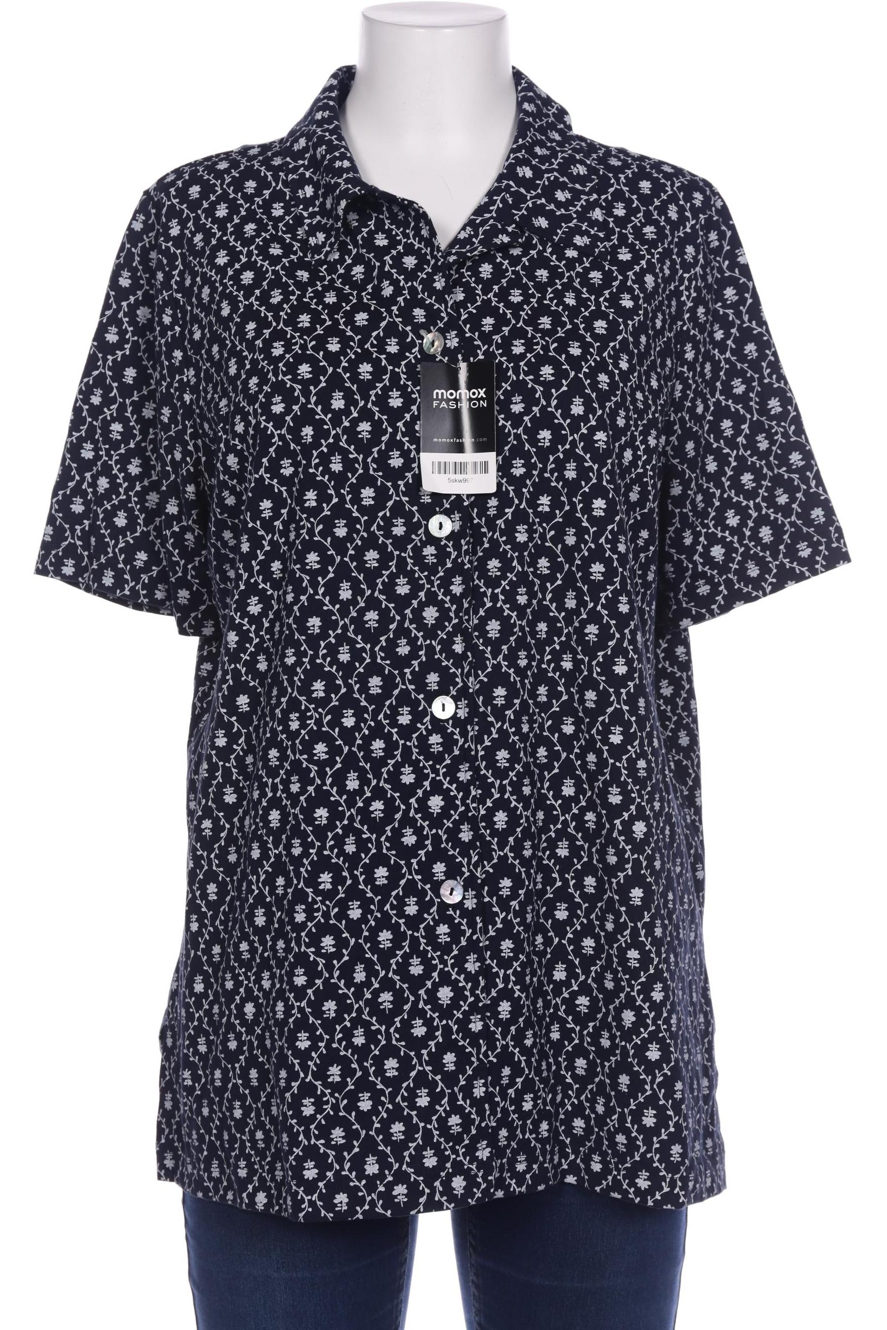 

Peter Hahn Damen Bluse, marineblau, Gr. 46