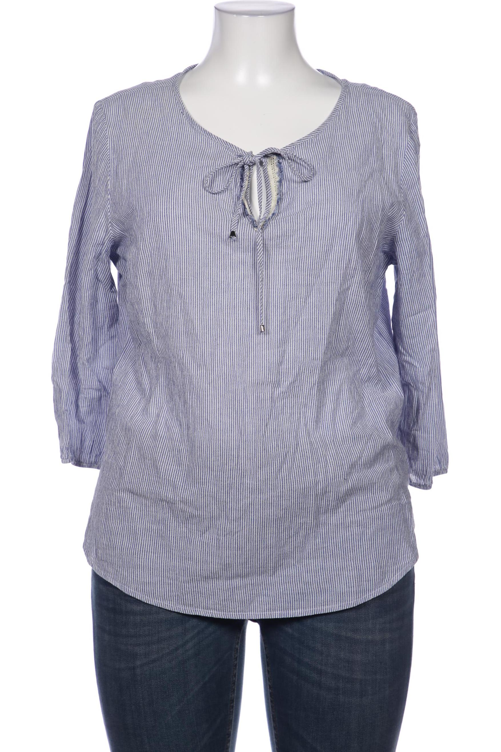 

Peter Hahn Damen Bluse, blau, Gr. 42