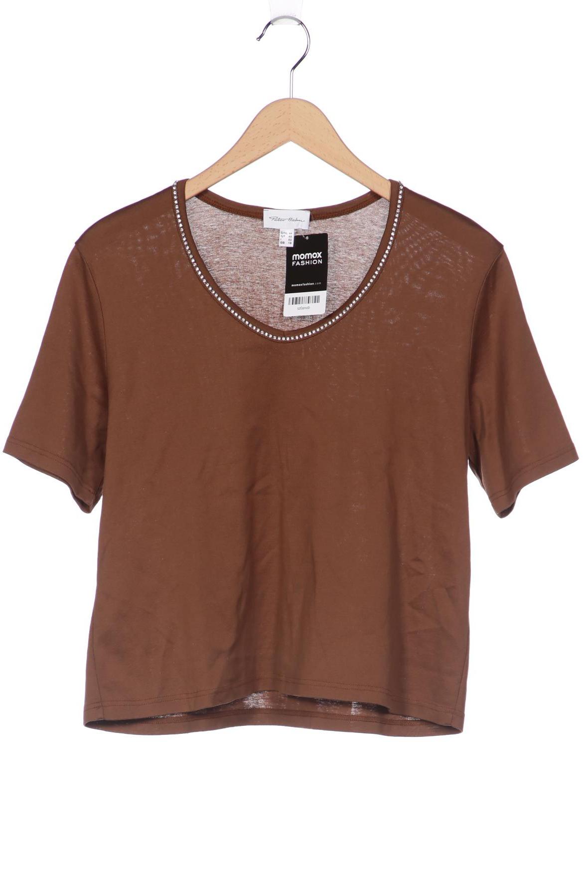 

Peter Hahn Damen T-Shirt, braun, Gr. 44
