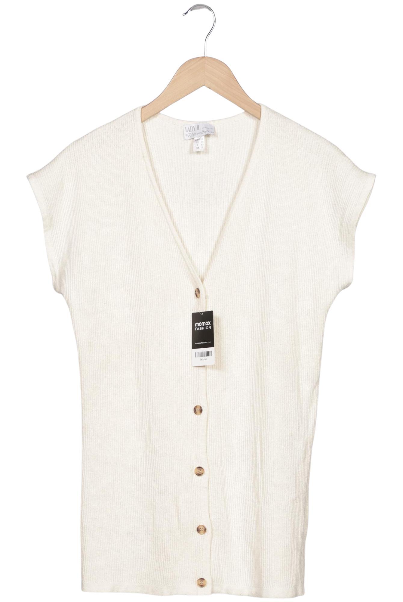 

Peter Hahn Damen Strickjacke, cremeweiß, Gr. 38