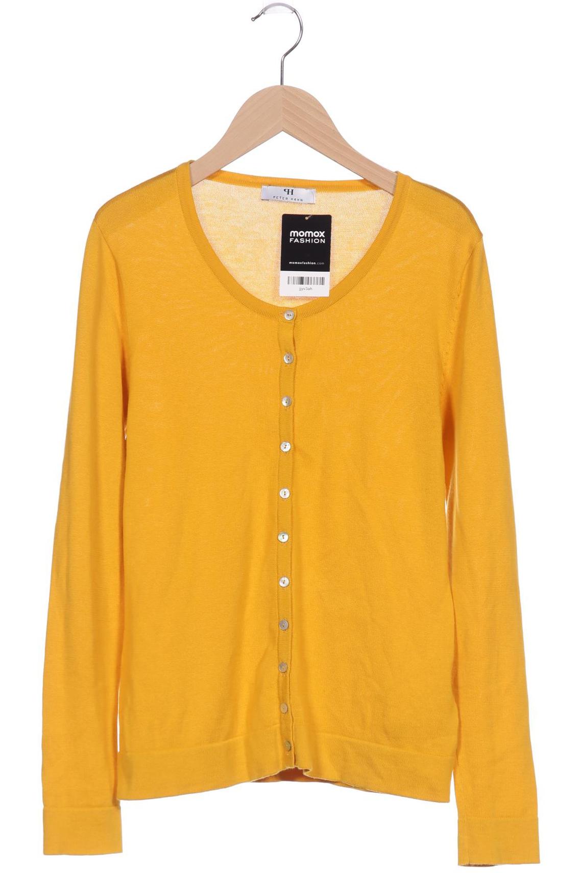 

Peter Hahn Damen Strickjacke, gelb, Gr. 38