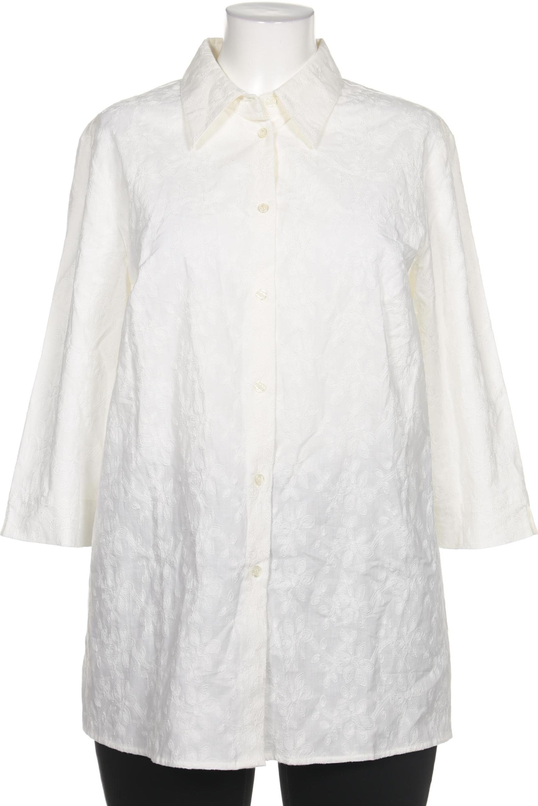 

Peter Hahn Damen Bluse, cremeweiß, Gr. 46