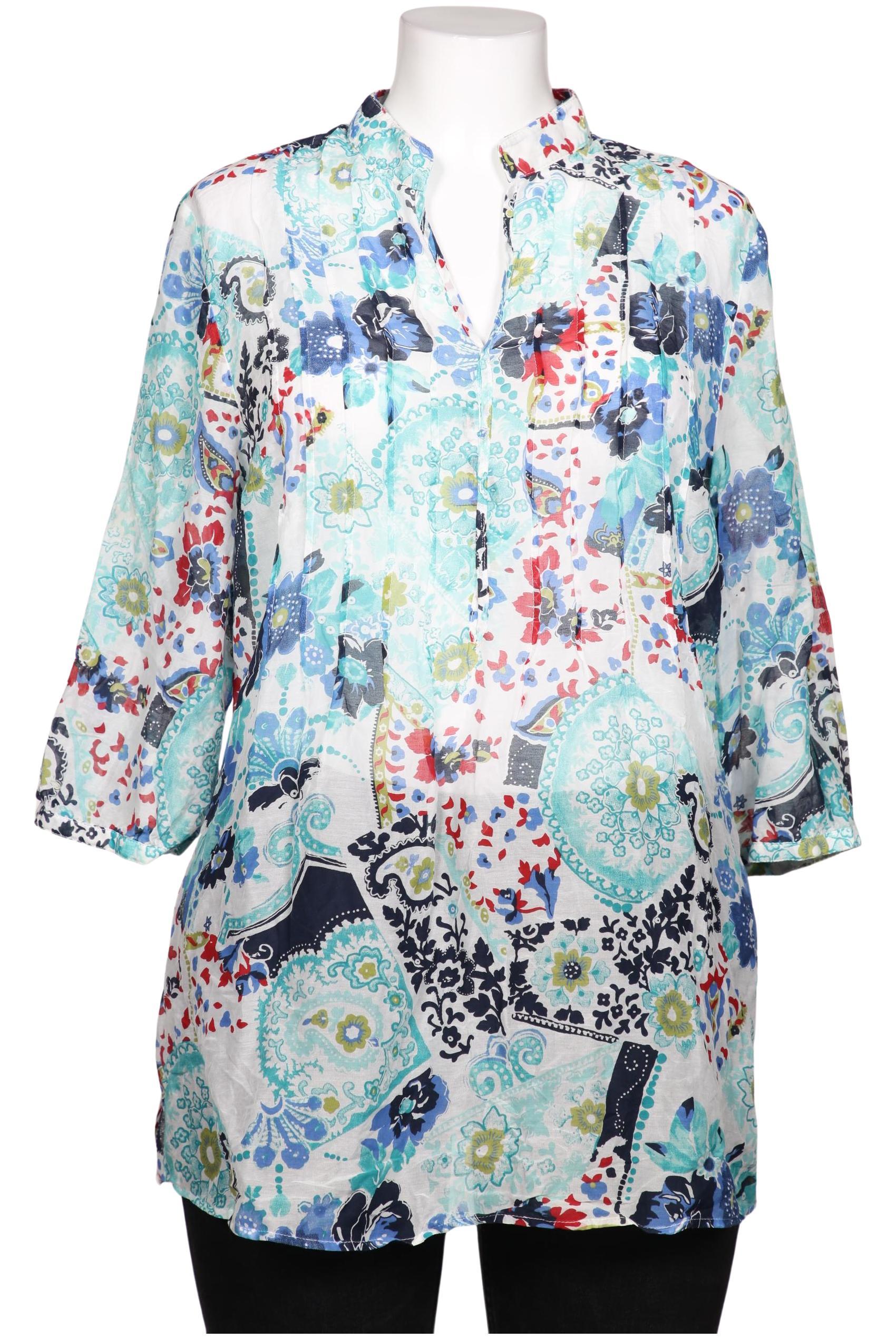 

Peter Hahn Damen Bluse, türkis, Gr. 44