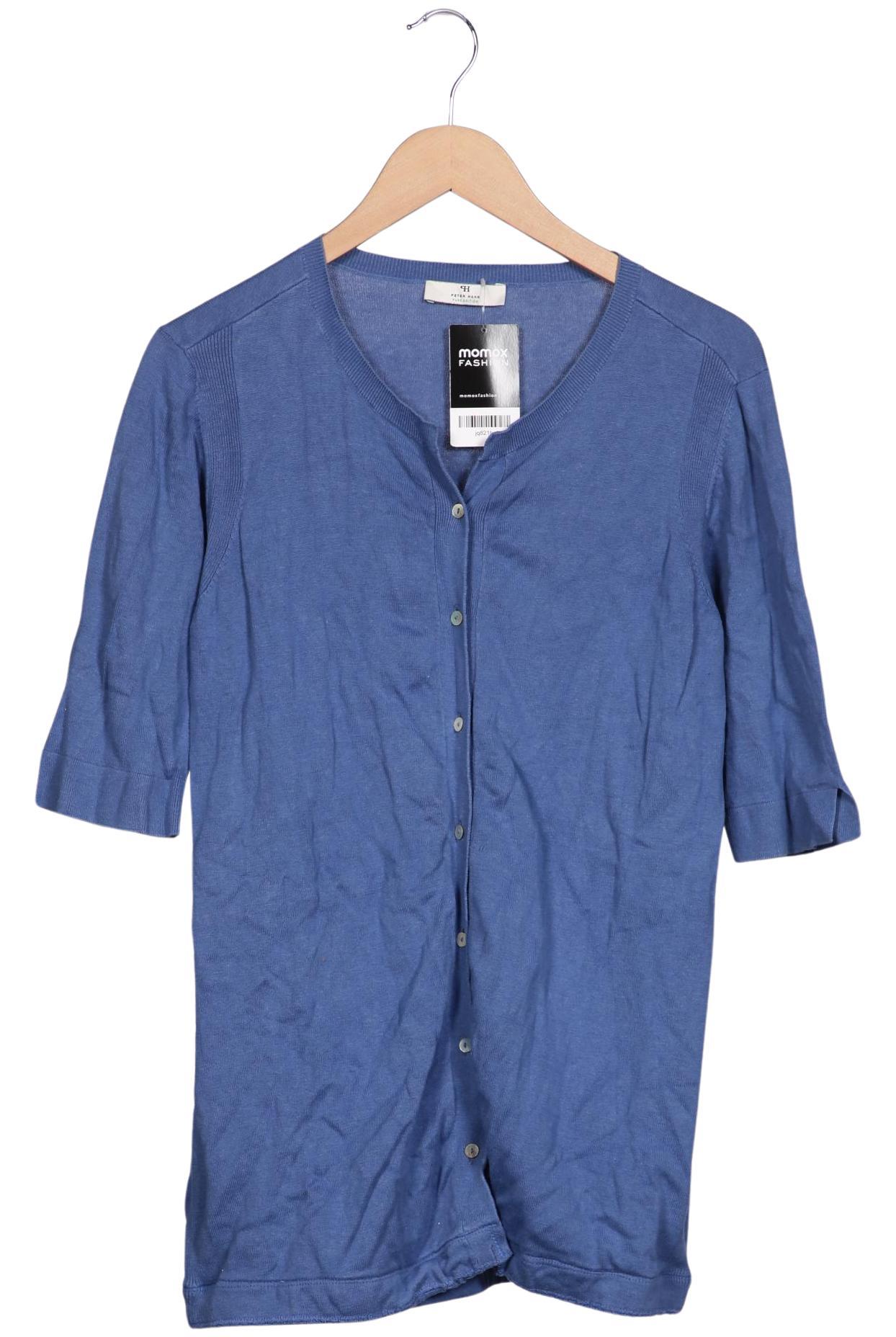 

Peter Hahn Damen Strickjacke, blau, Gr. 42