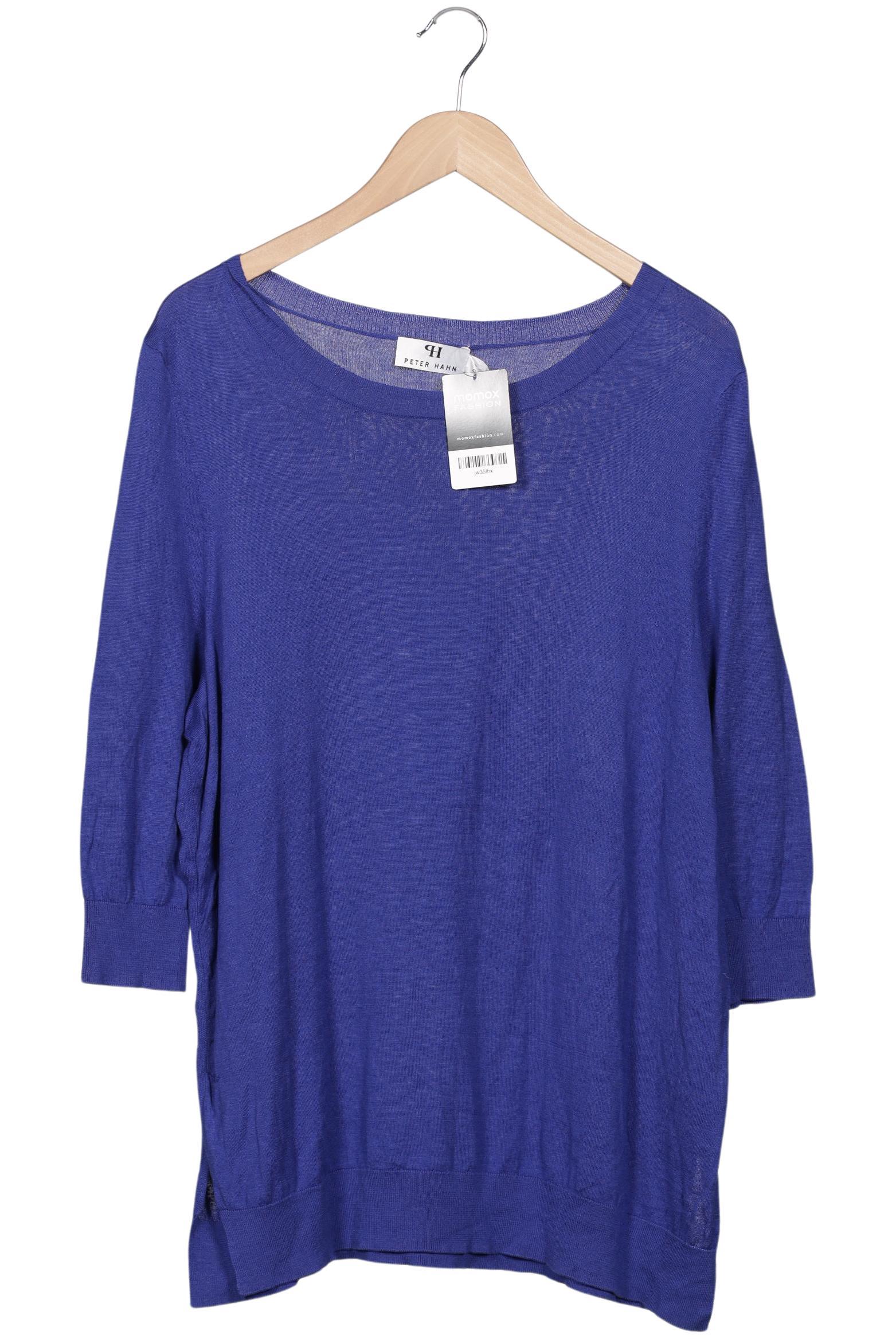 

Peter Hahn Damen Pullover, blau, Gr. 48