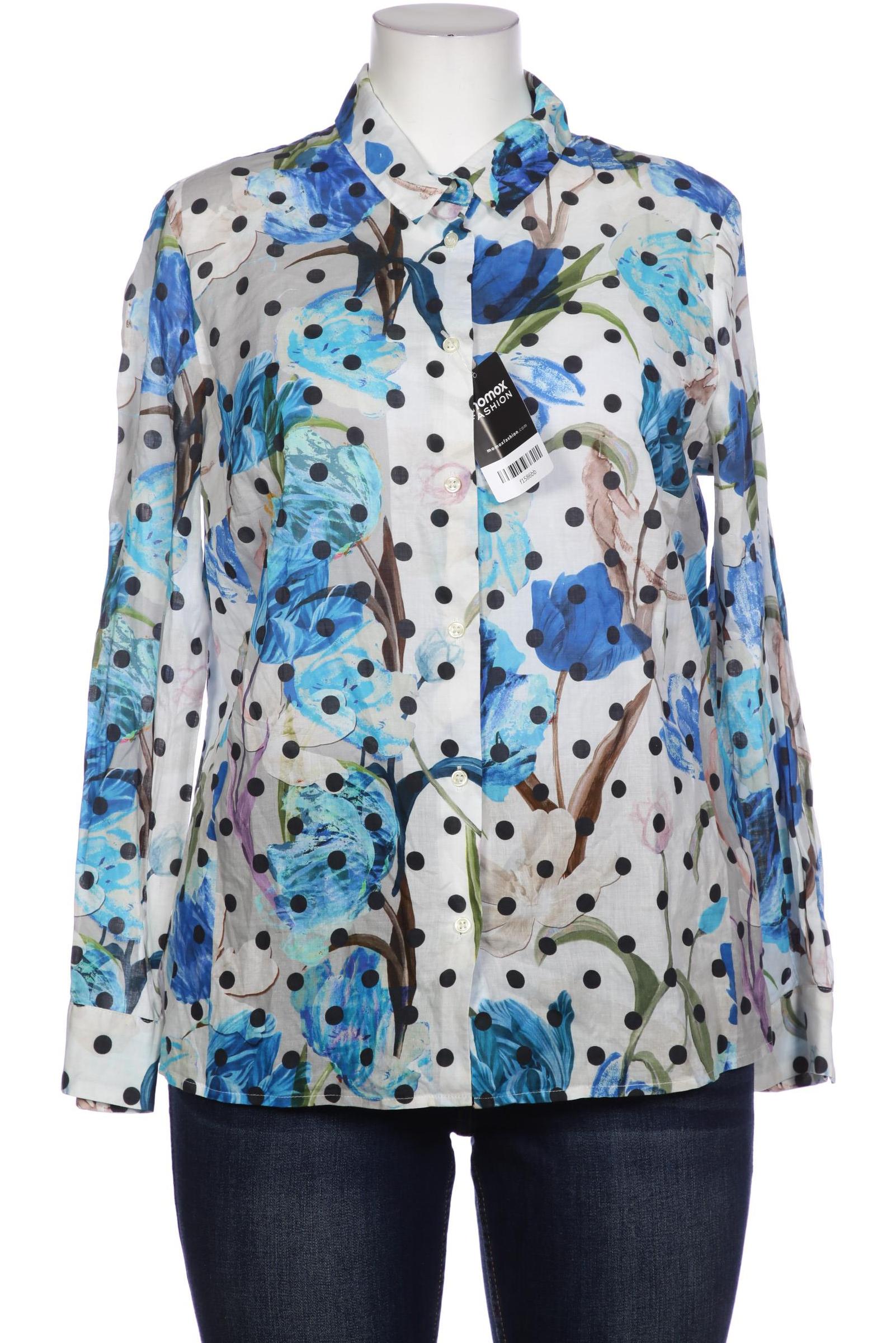 

Peter Hahn Damen Bluse, blau, Gr. 46