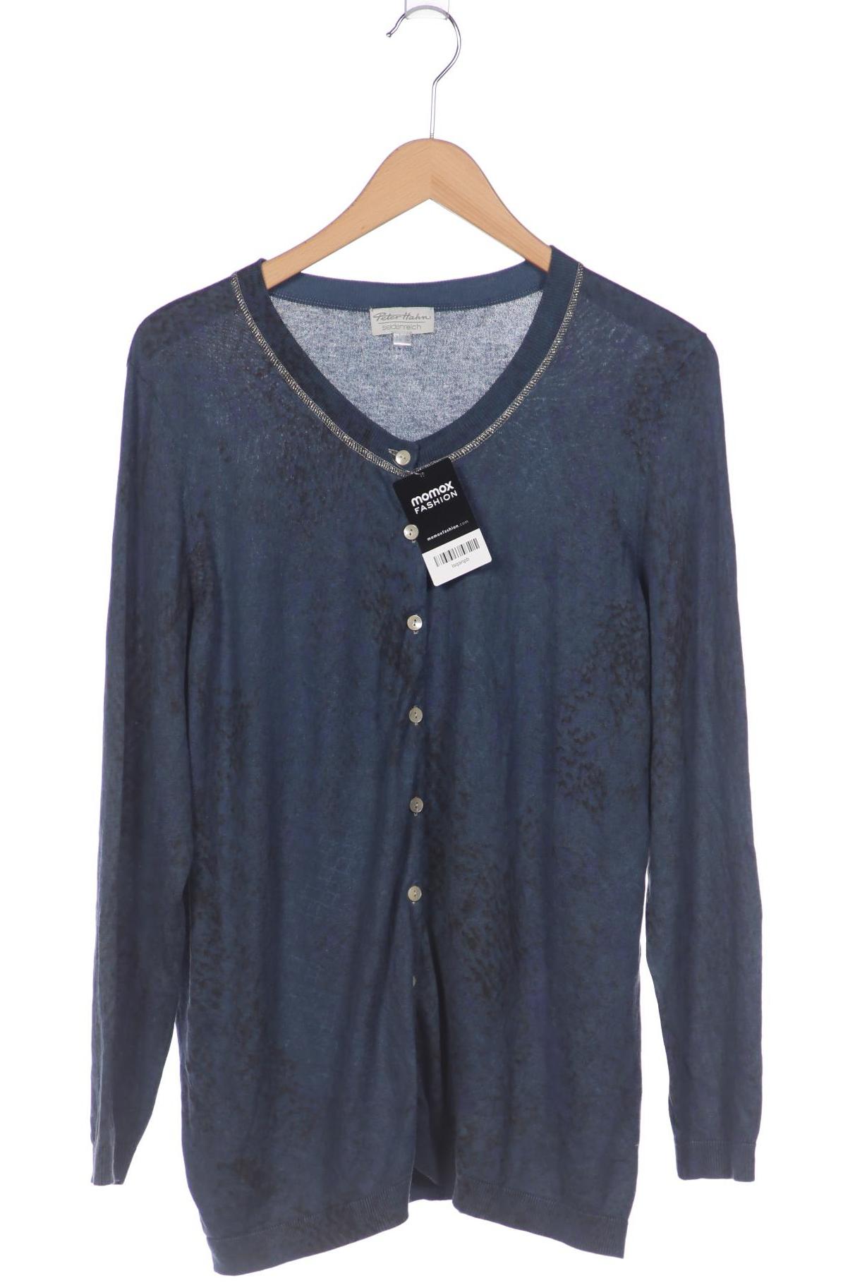 

Peter Hahn Damen Strickjacke, blau, Gr. 48